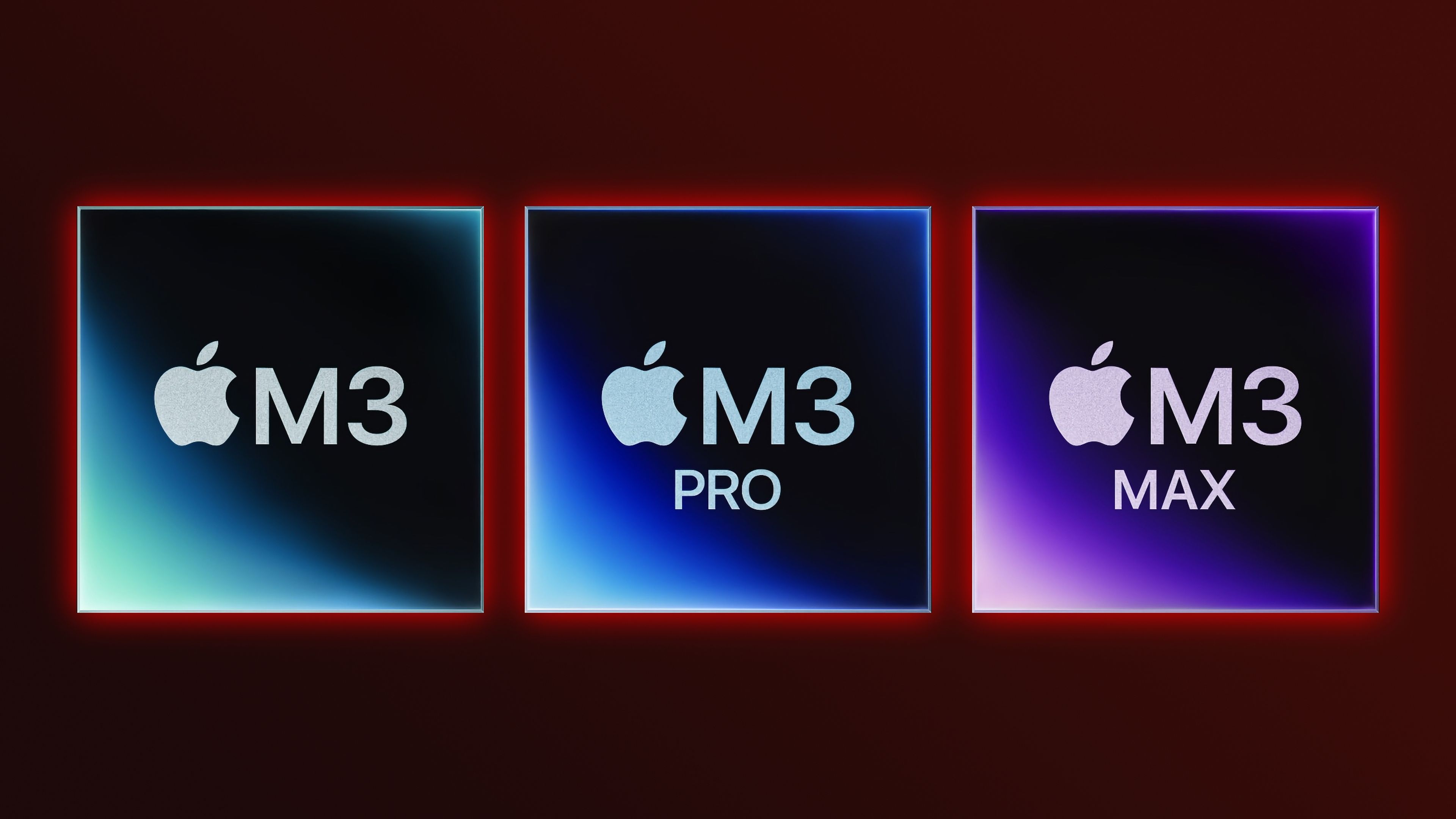 Portada para procesadores Apple M3, M3 Pro y M3 Max