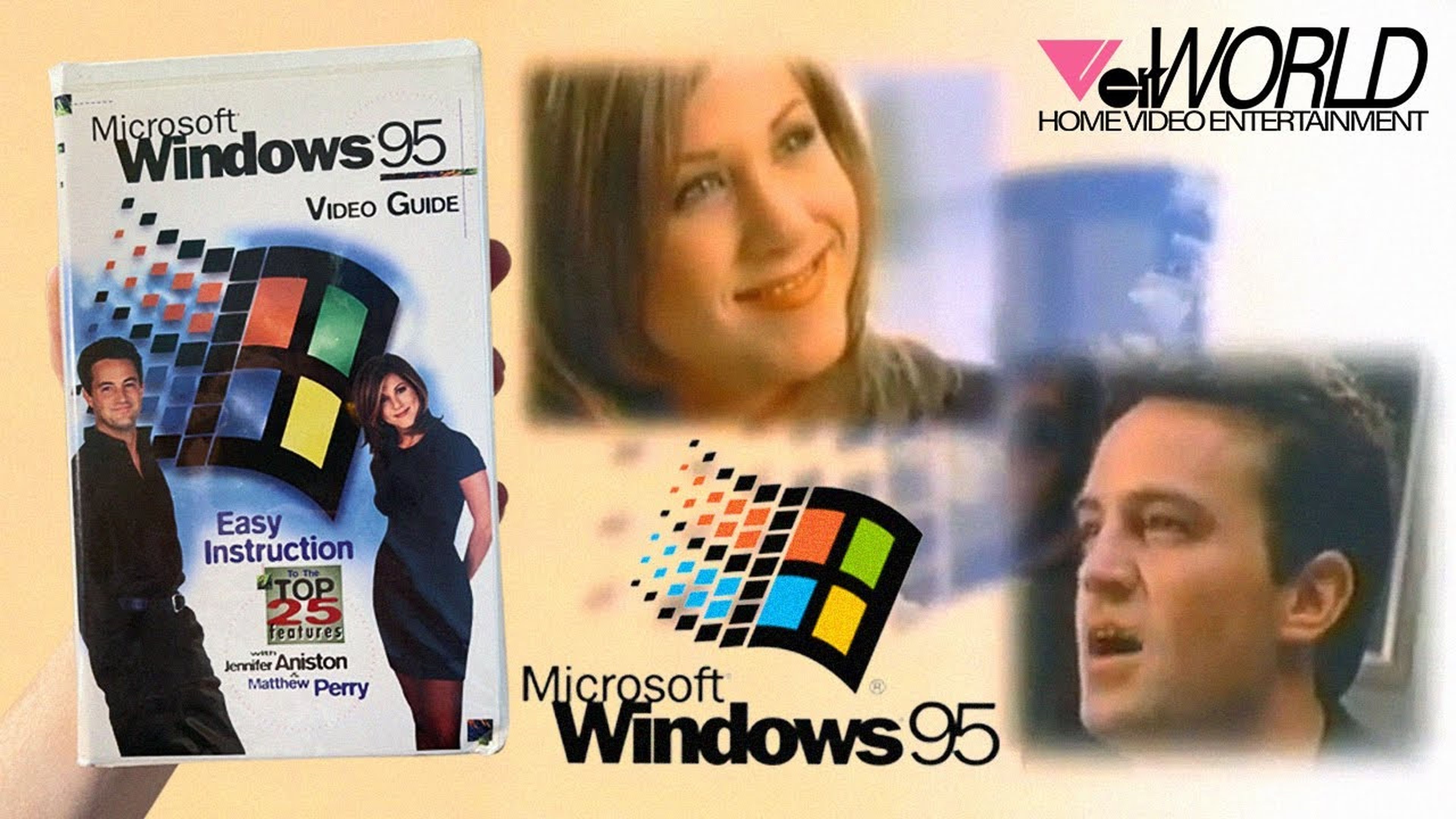 Windows 95 videoguía Friends