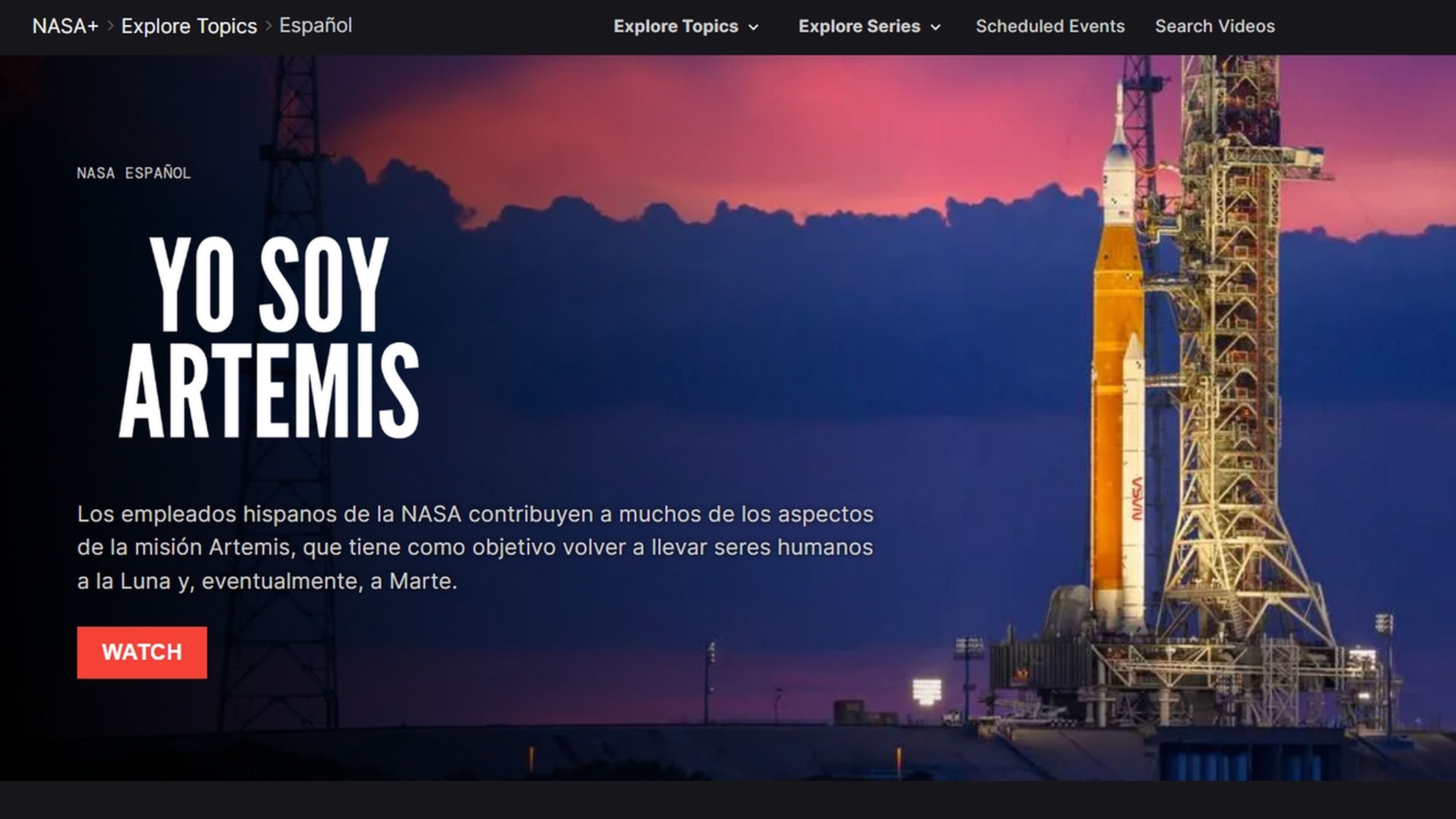 5 contenidos en español de la nueva plataforma gratuita NASA+, que no te puedes perder