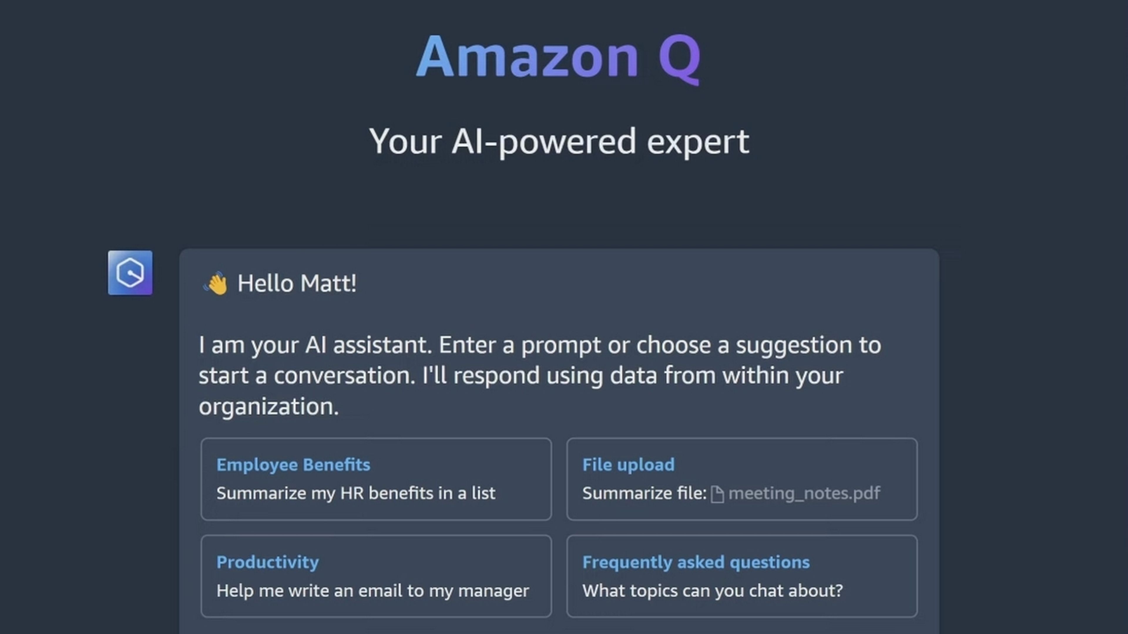 Amazon Q, la nueva IA generativa de Amazon que quiere plantar cara a Open AI, Meta y Microsoft