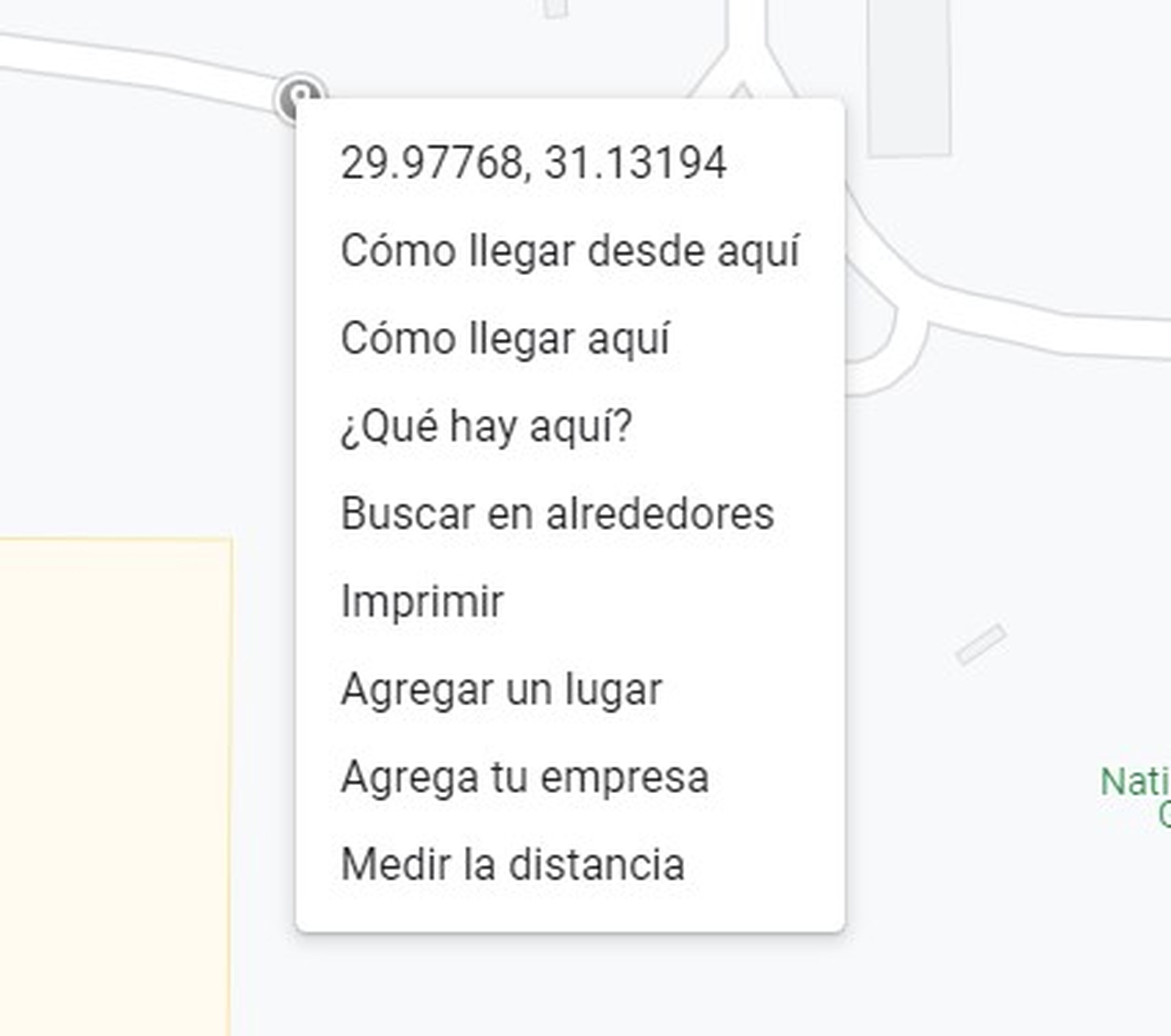 Coordenadas Google Maps
