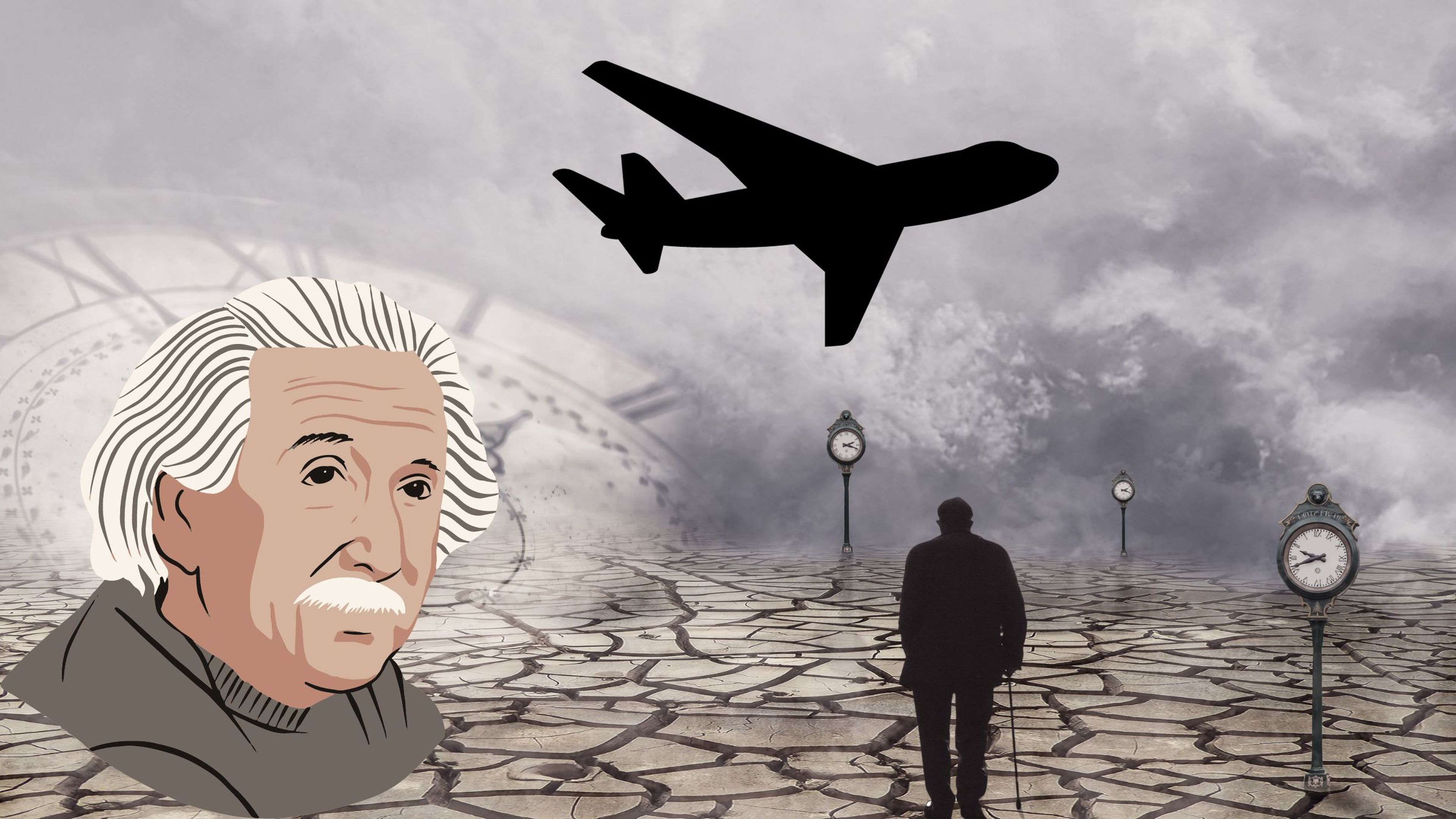 Einstein lo sabía: ¿Por qué se envejece más si viajas en avión?