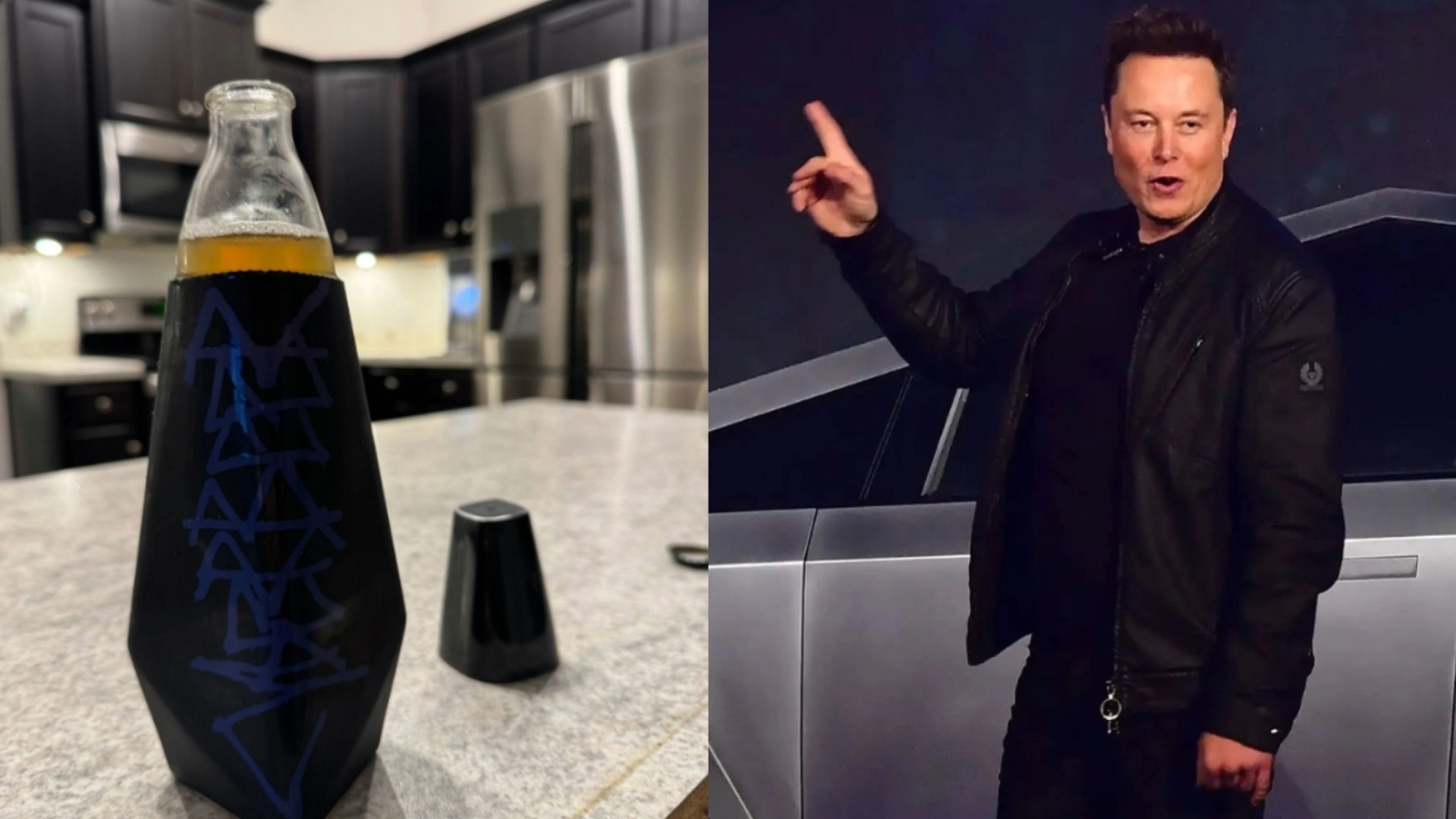 Elon Musk Tesla cerveza