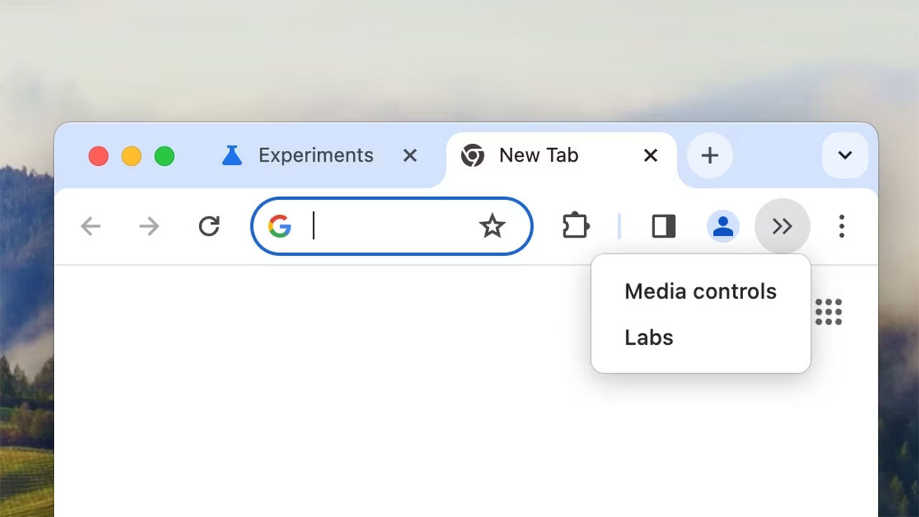 Google está probando una nueva barra de herramientas para Chrome que se adapte a cualquier tamaño de ventana
