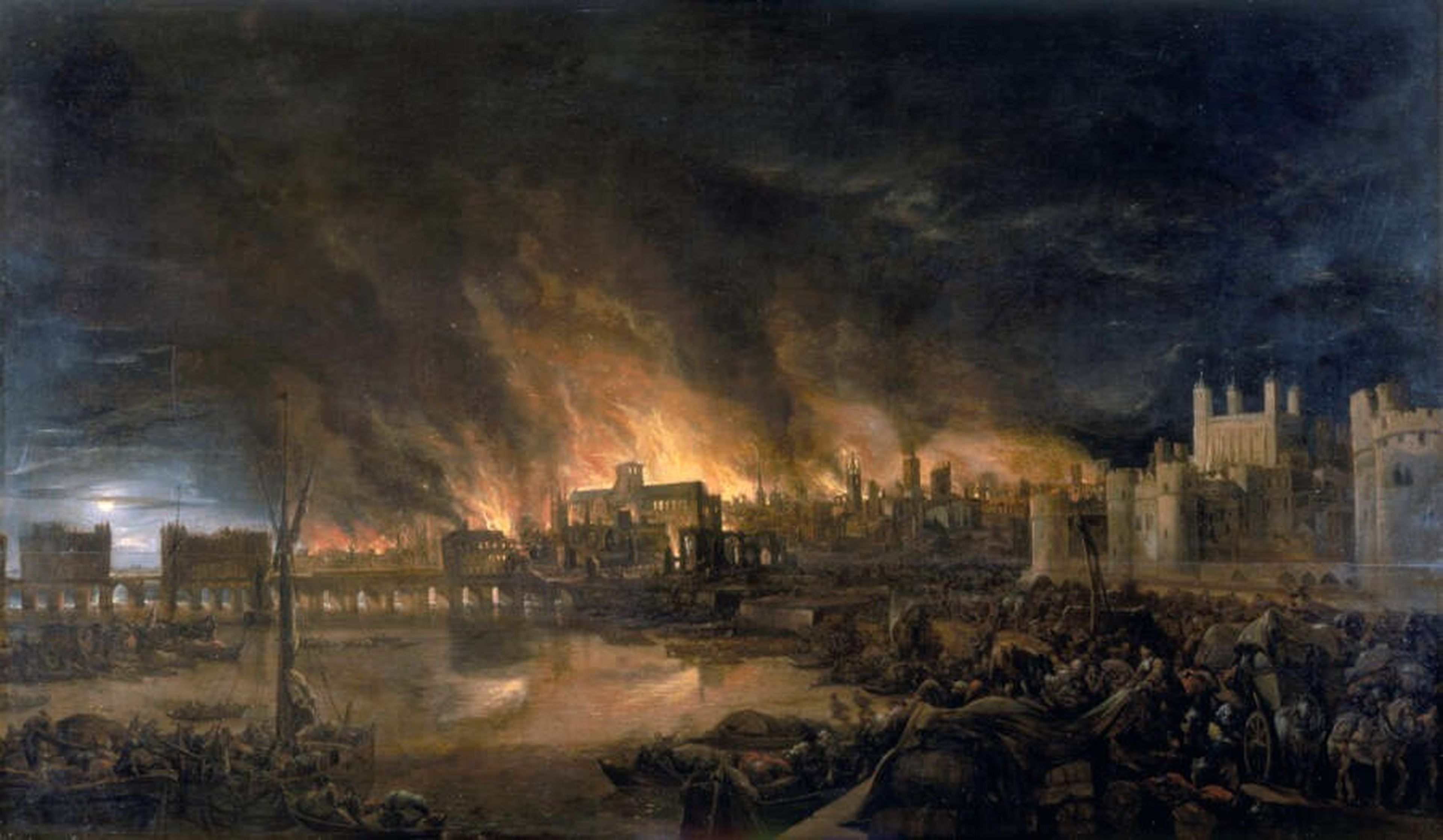 El gran incendio de Londres 