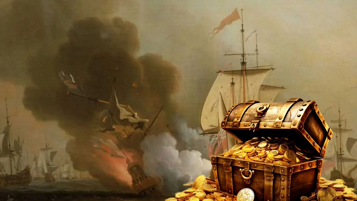 The shipwreck of the 'Holy Grail' with a treasure of 20,000 million