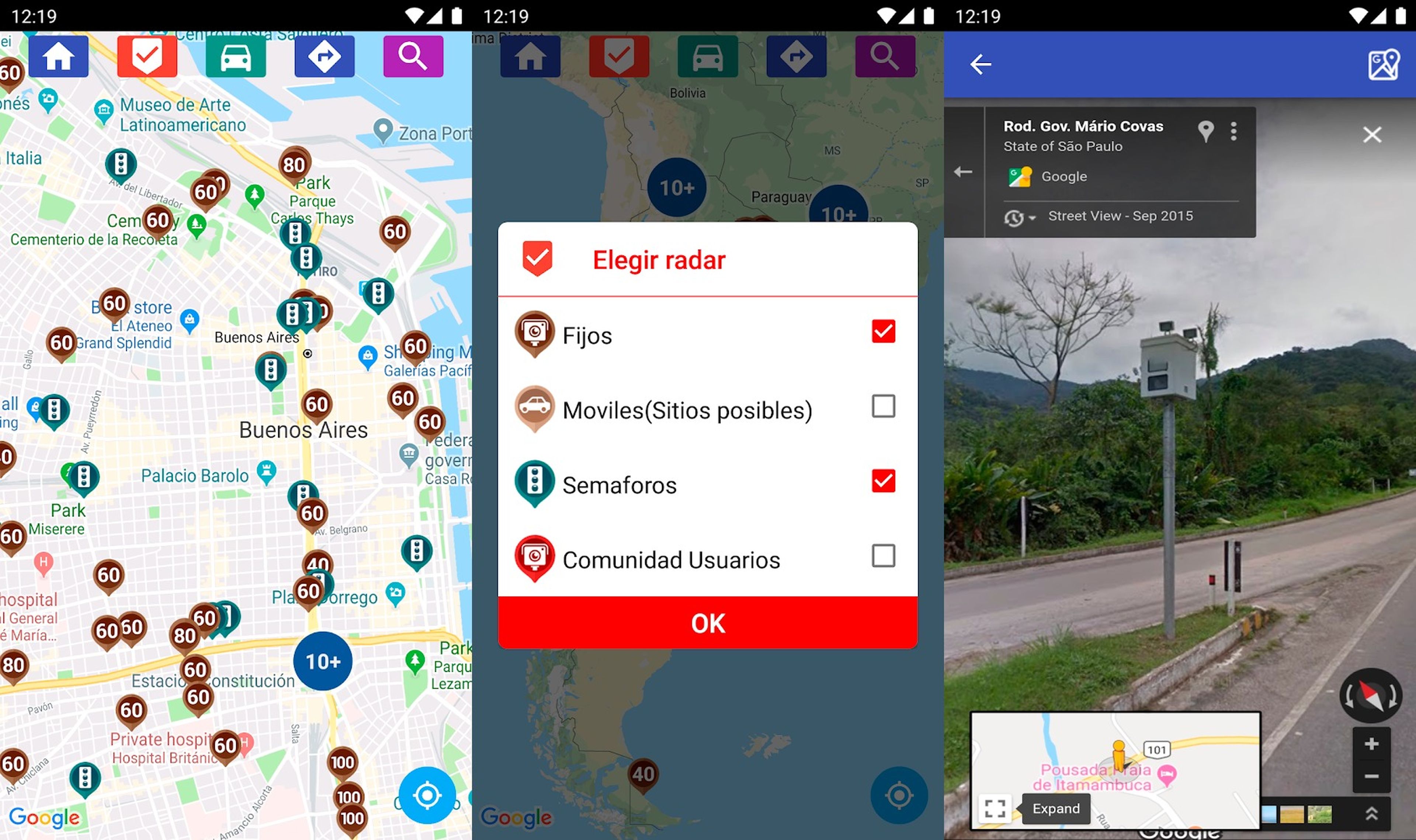 Las 9 mejores aplicaciones de radares para Android