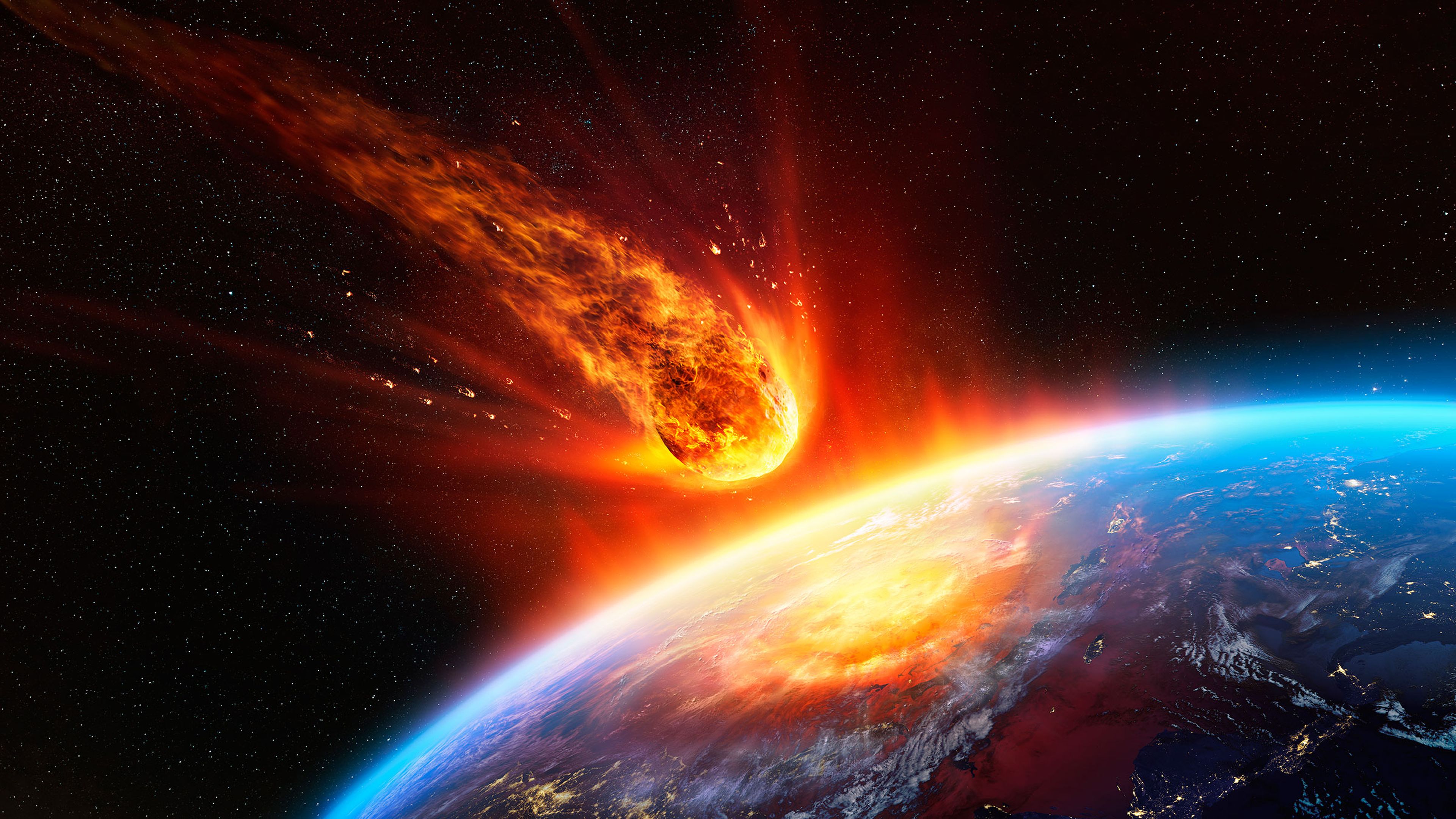Asteroide choca contra la Tierra