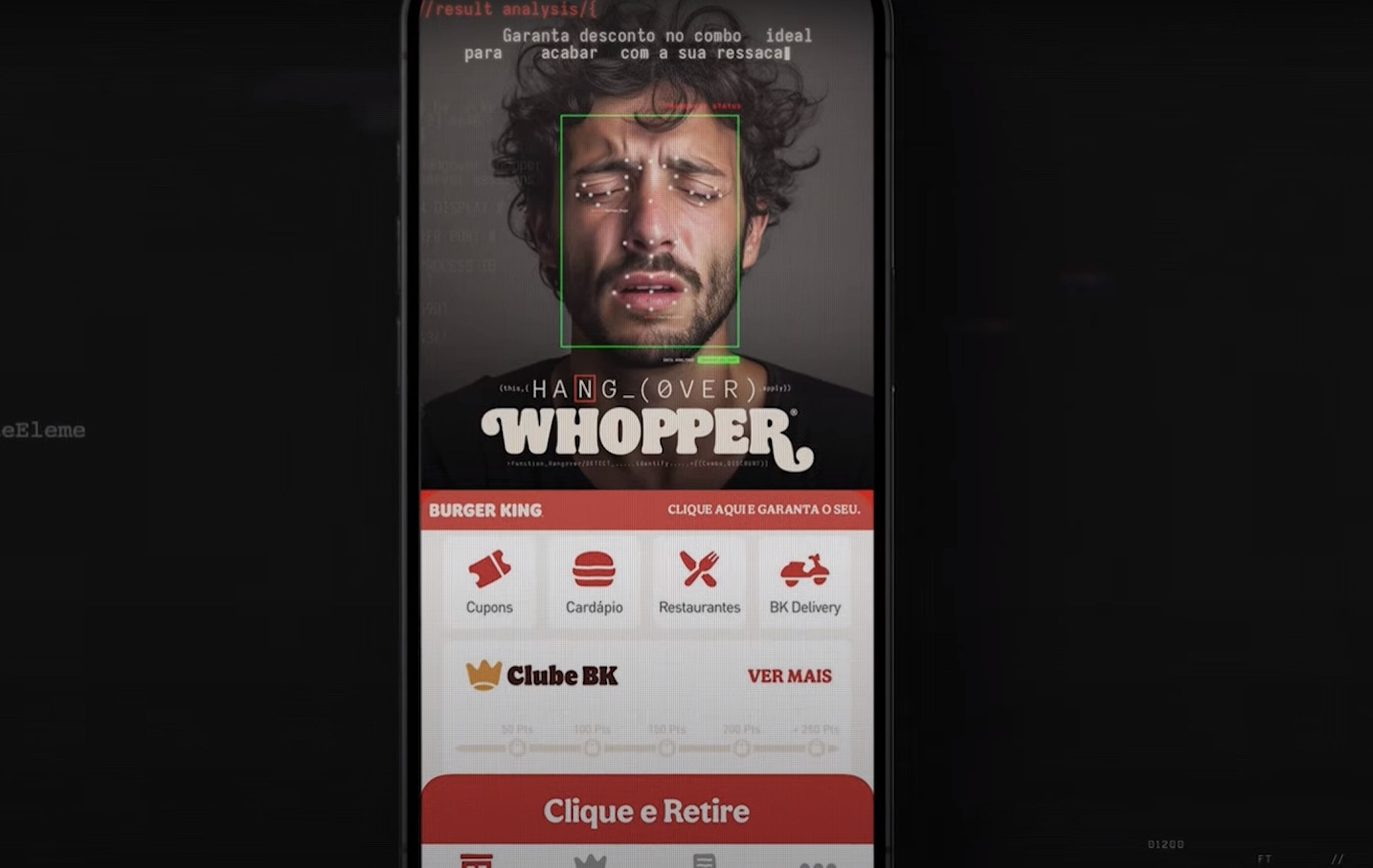 Campaña marketing reconocimiento facial Burger King