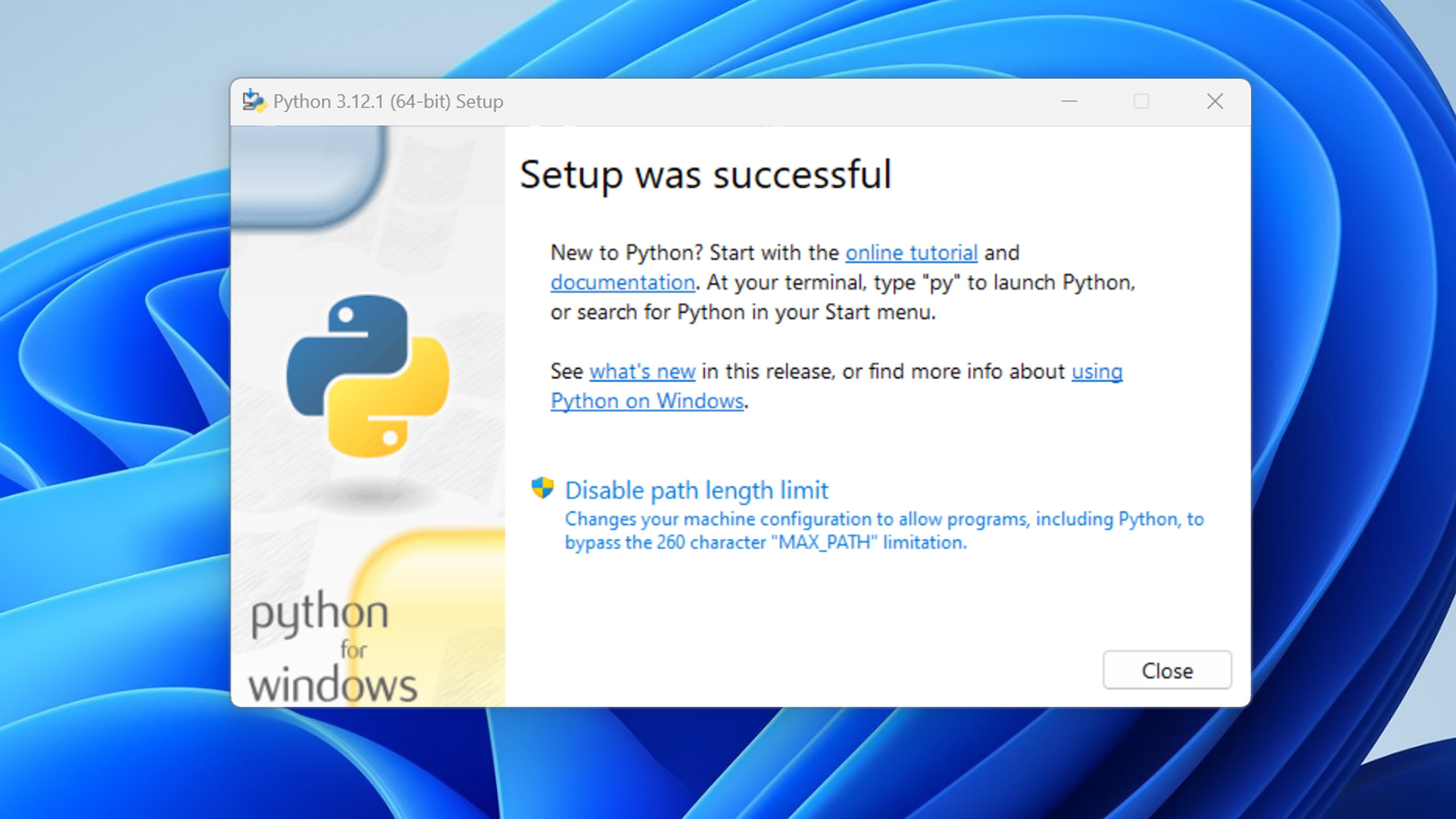 Cómo instalar Phyton en Windows 11