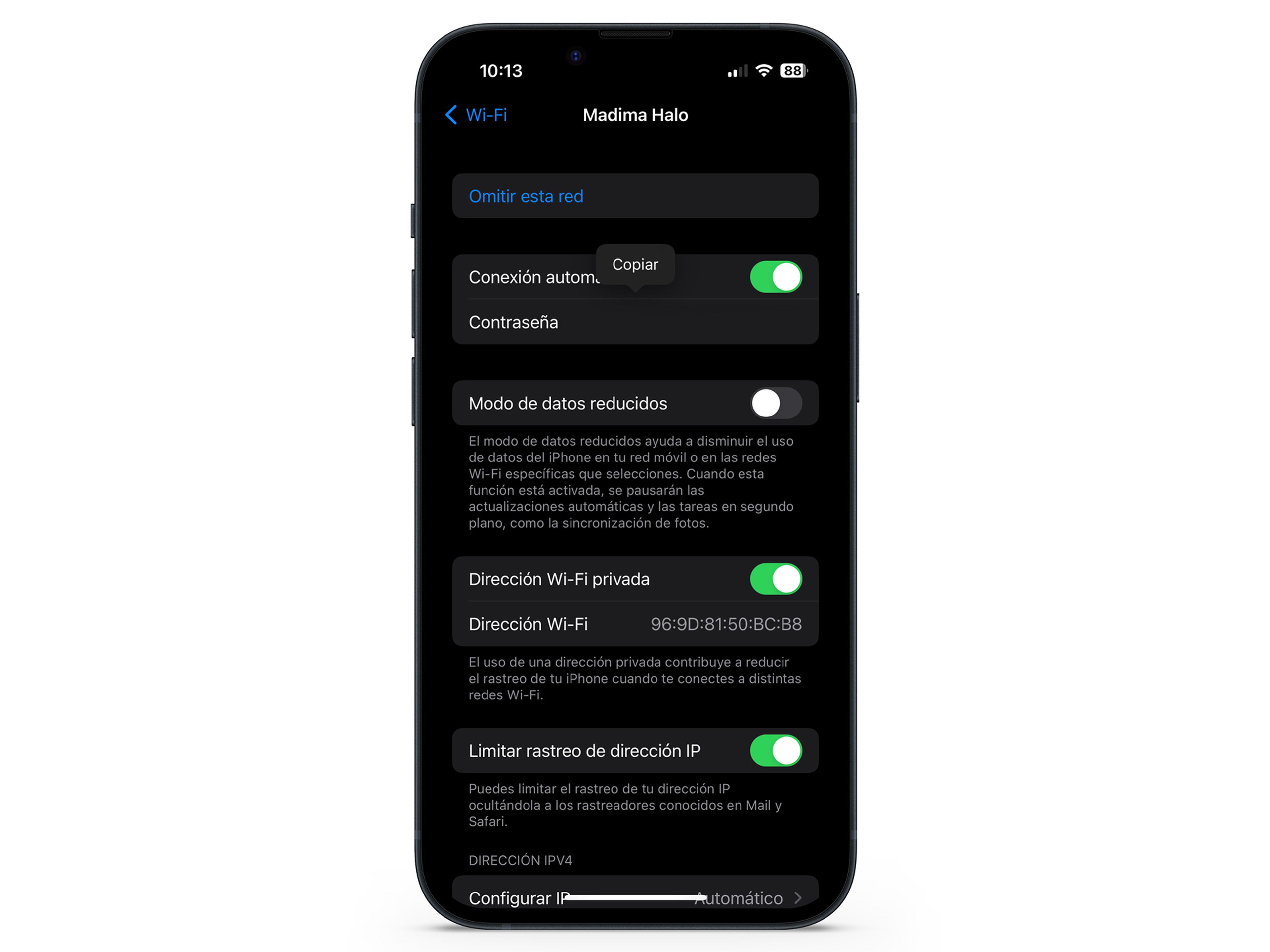 Cómo saber la contraseña del WiFi en iPhone iOS