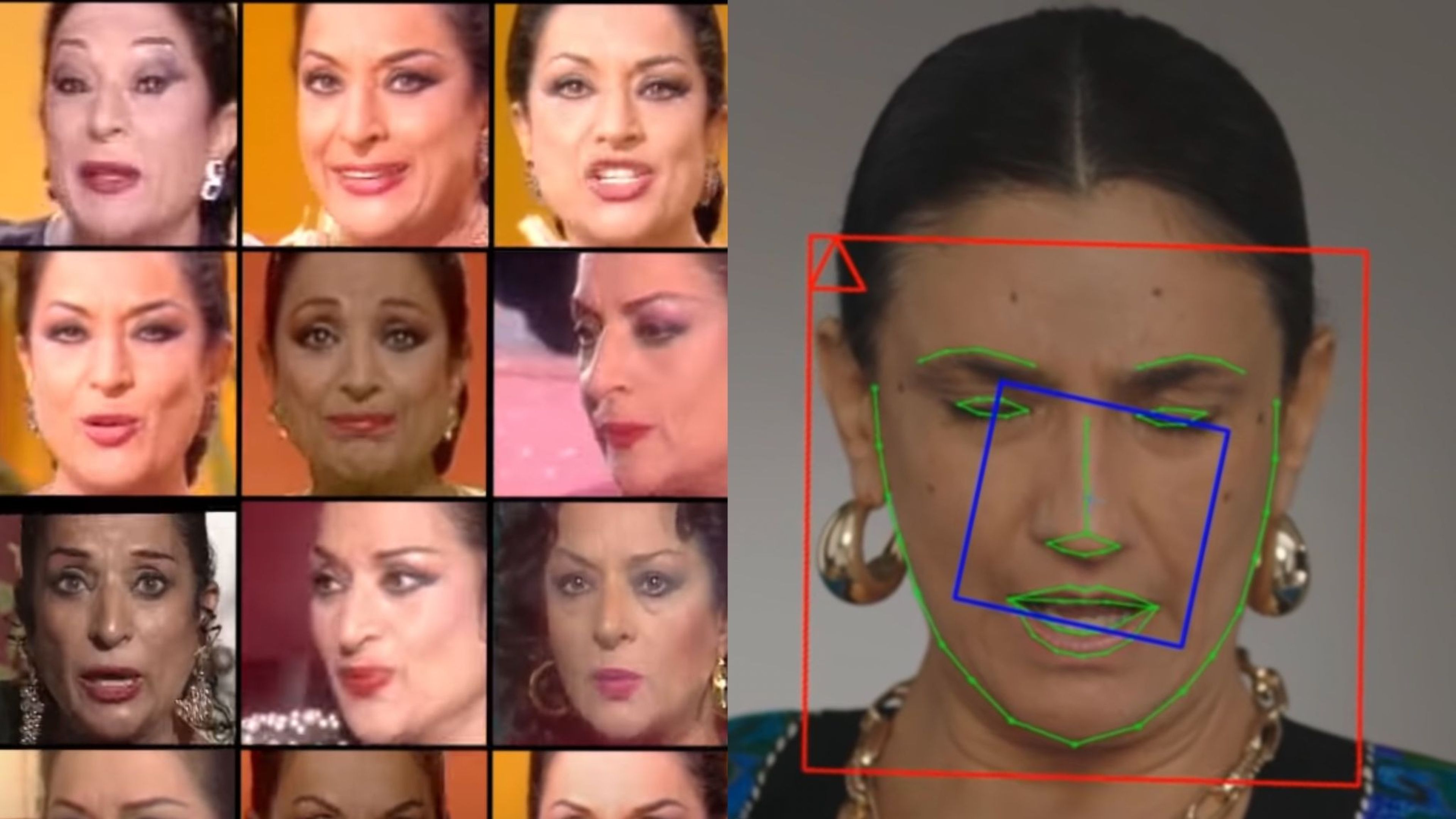 Deepfake alineación ojos imágenes
