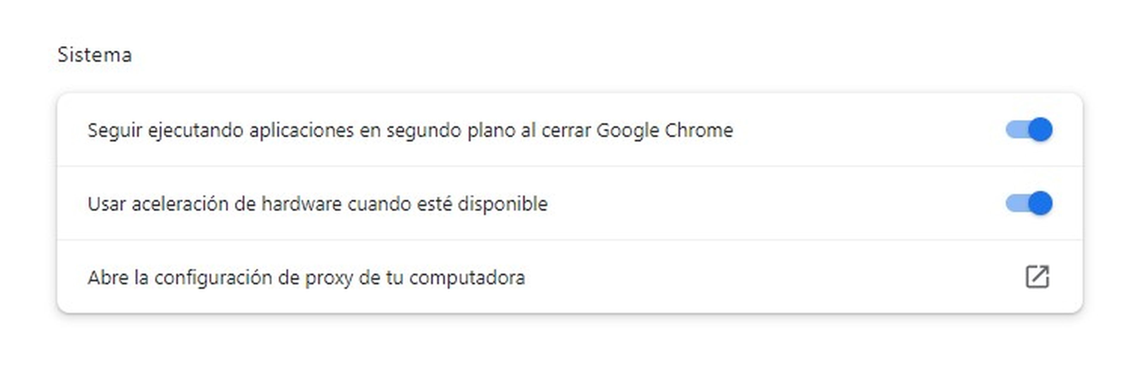 Desactivar las aplicaciones en segundo plano