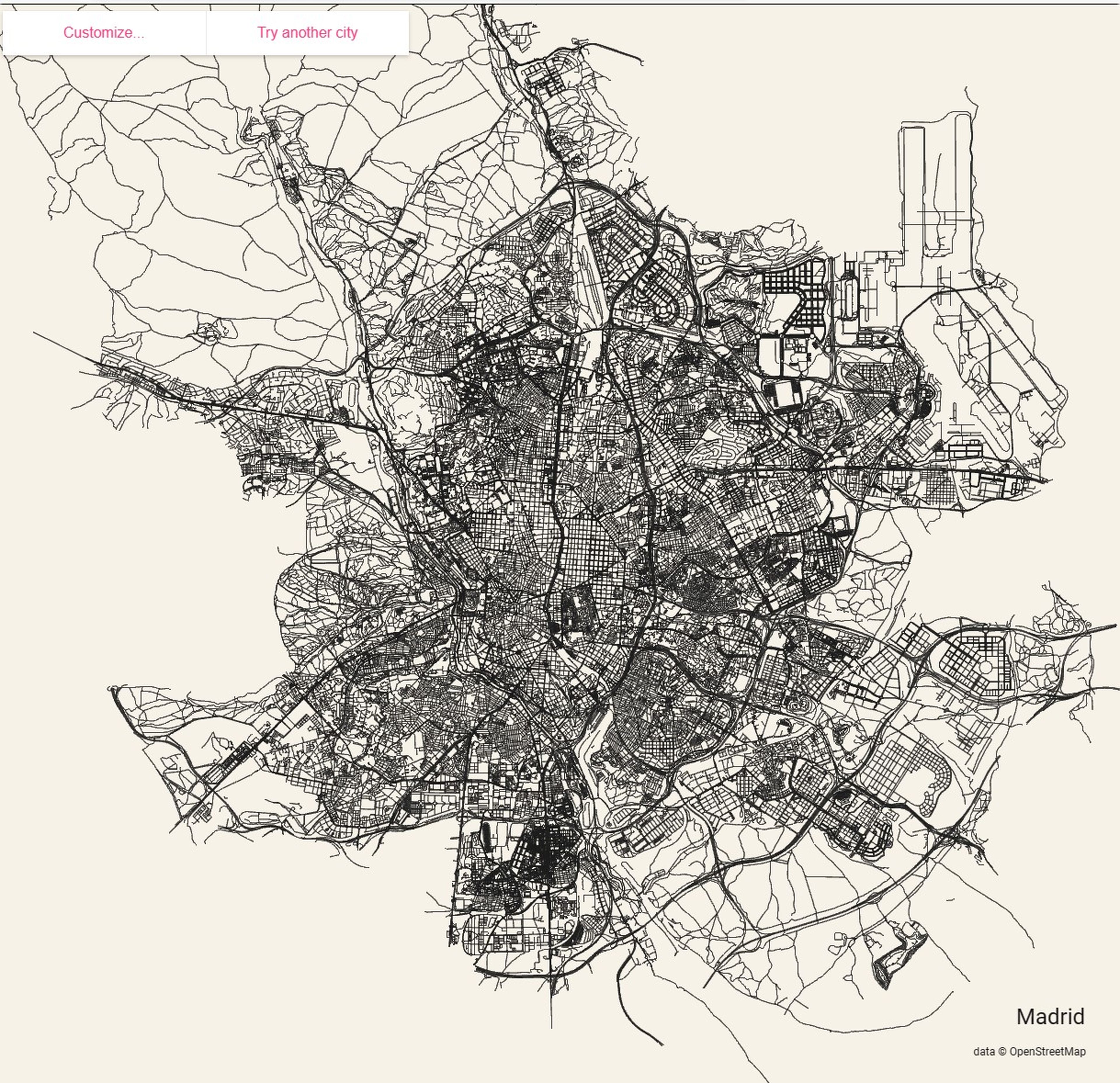 Diseña tu propio póster personalizado con el mapa de tu ciudad favorita