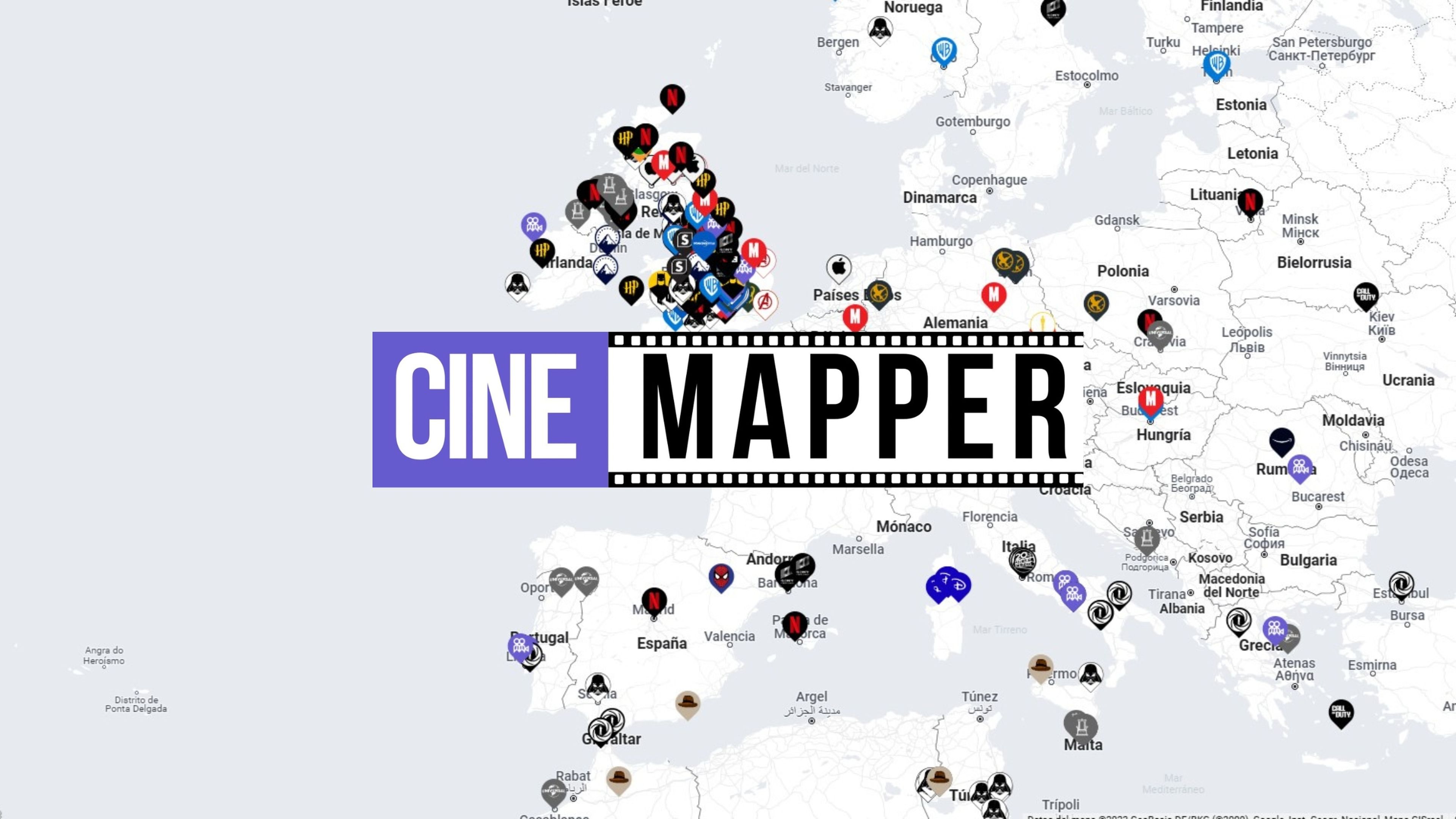 El Google Maps del cine: este mapa te dice qué películas o series se han rodado cerca de tu casa