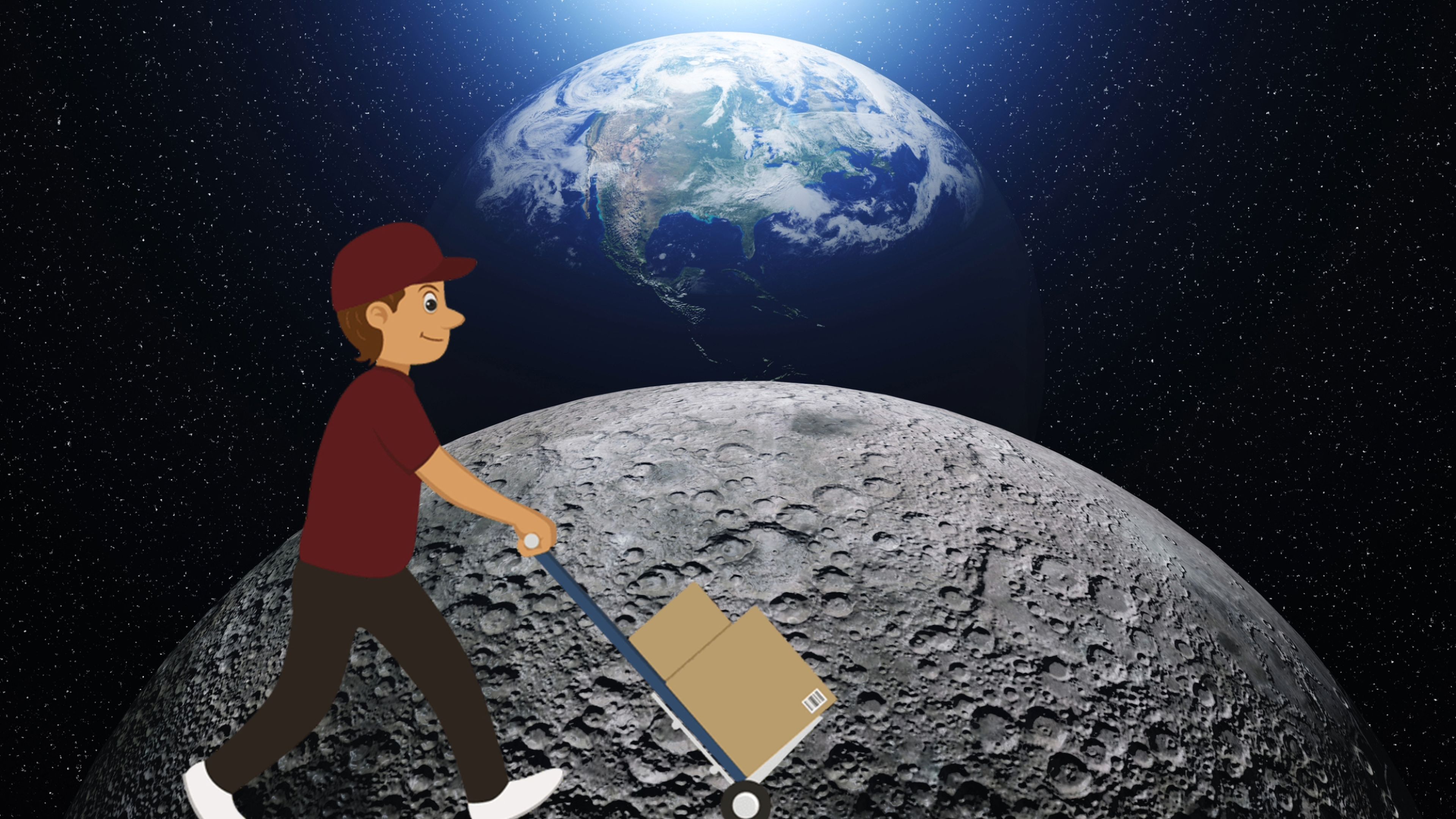 NASA entrega en la Luna