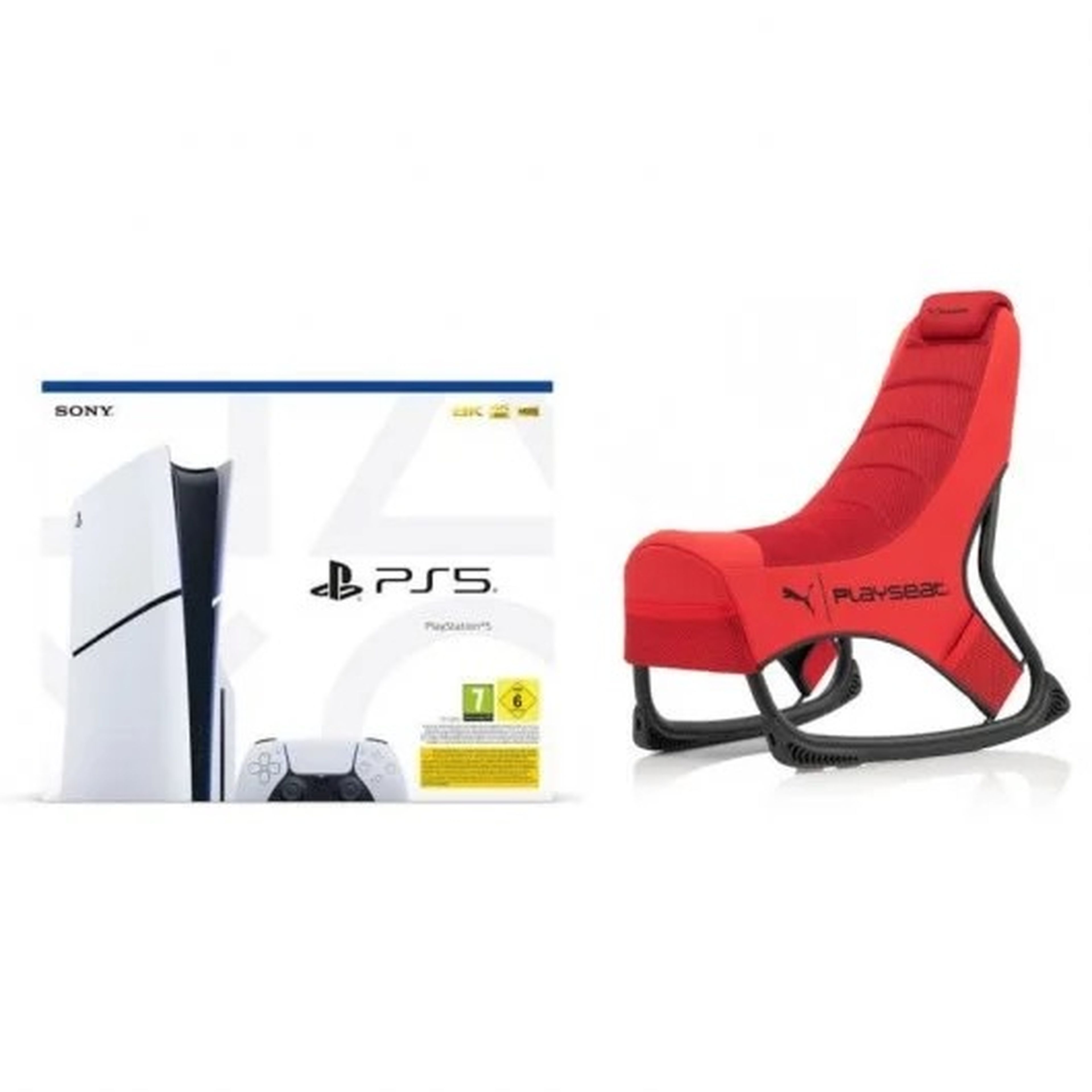 Sony PlayStation 5 Slim + Playseat Puma Active Gaming Seat