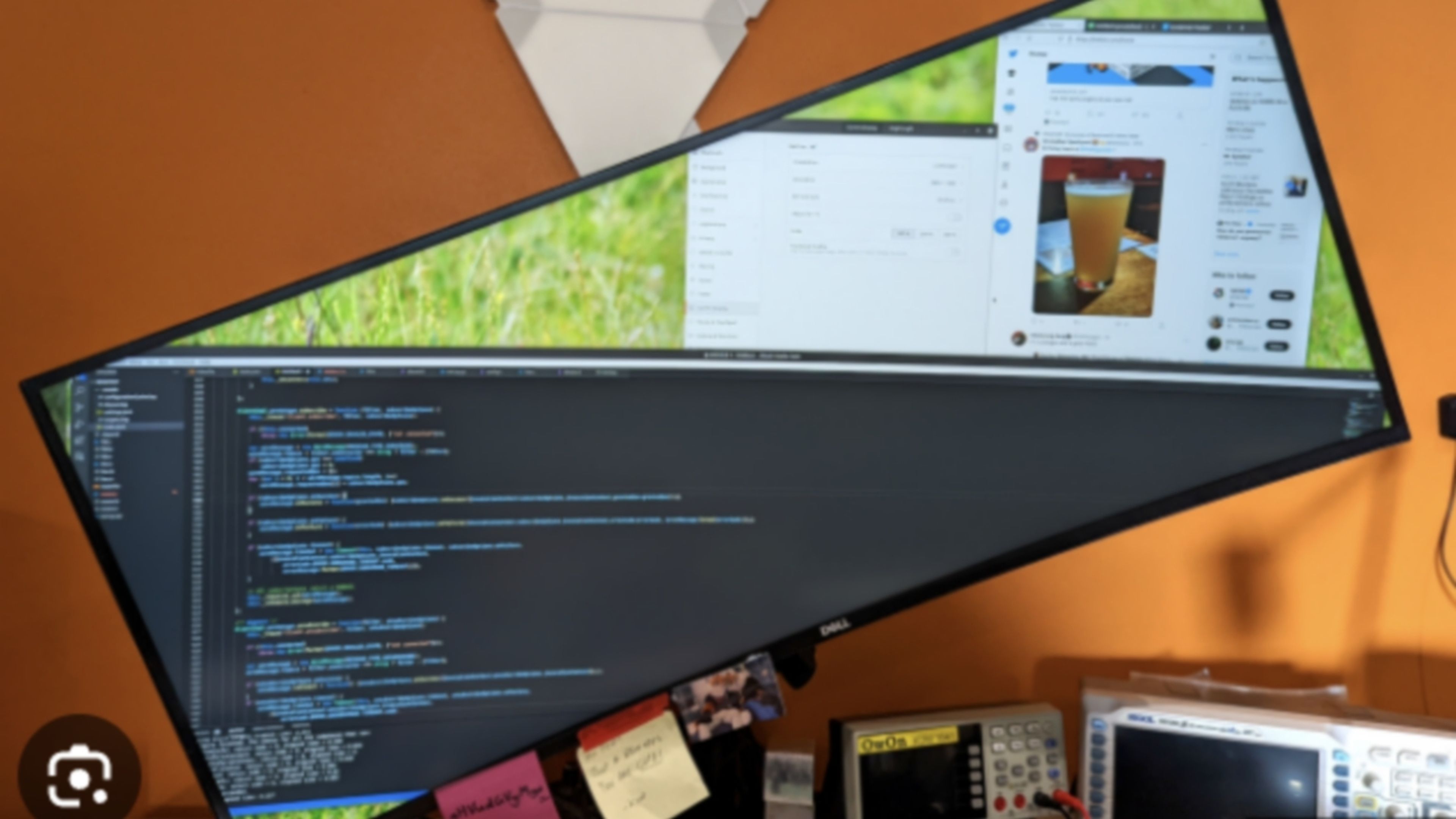 La última locura de Linux: usar tu monitor en diagonal