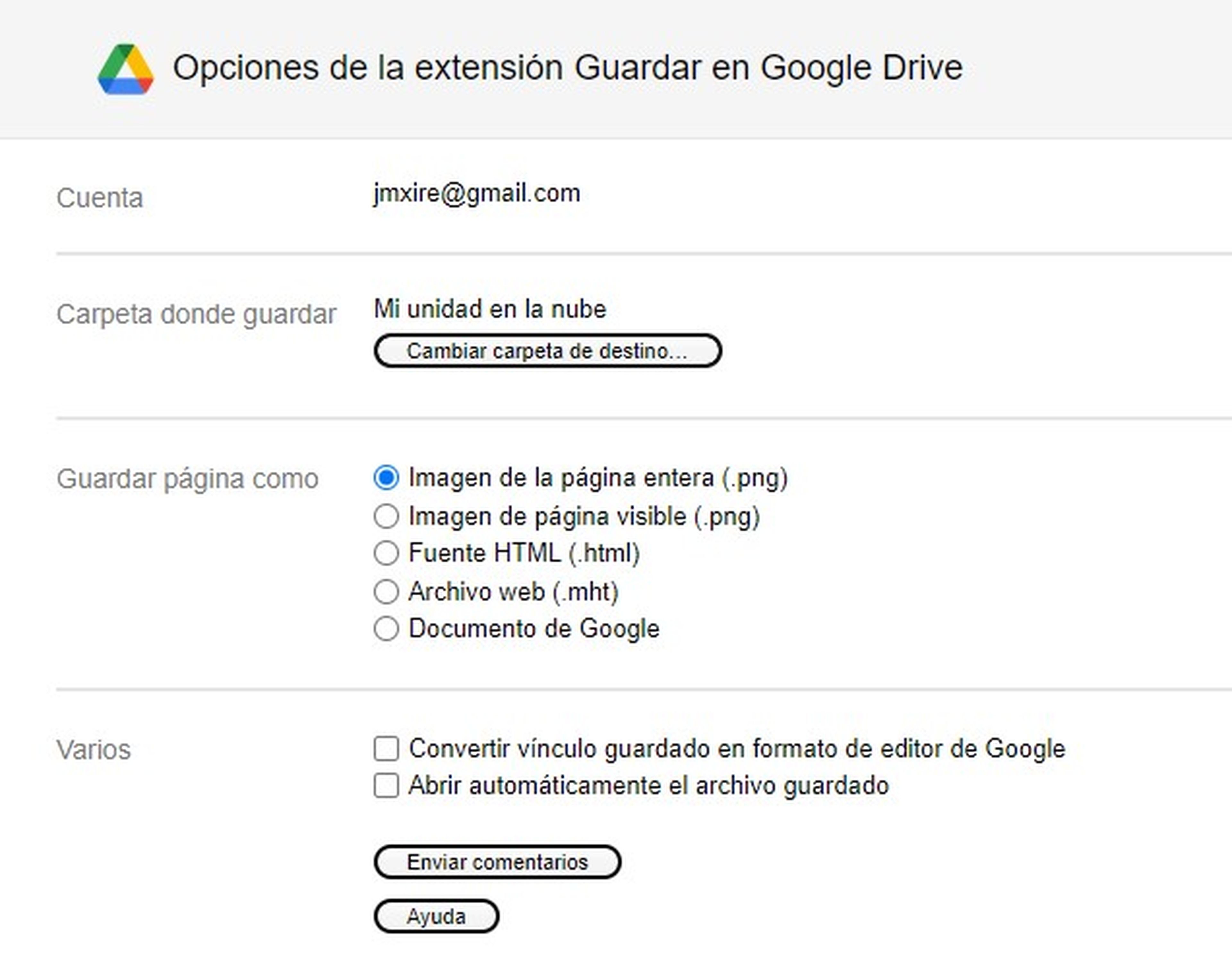 Salva i download di Chrome sul cloud