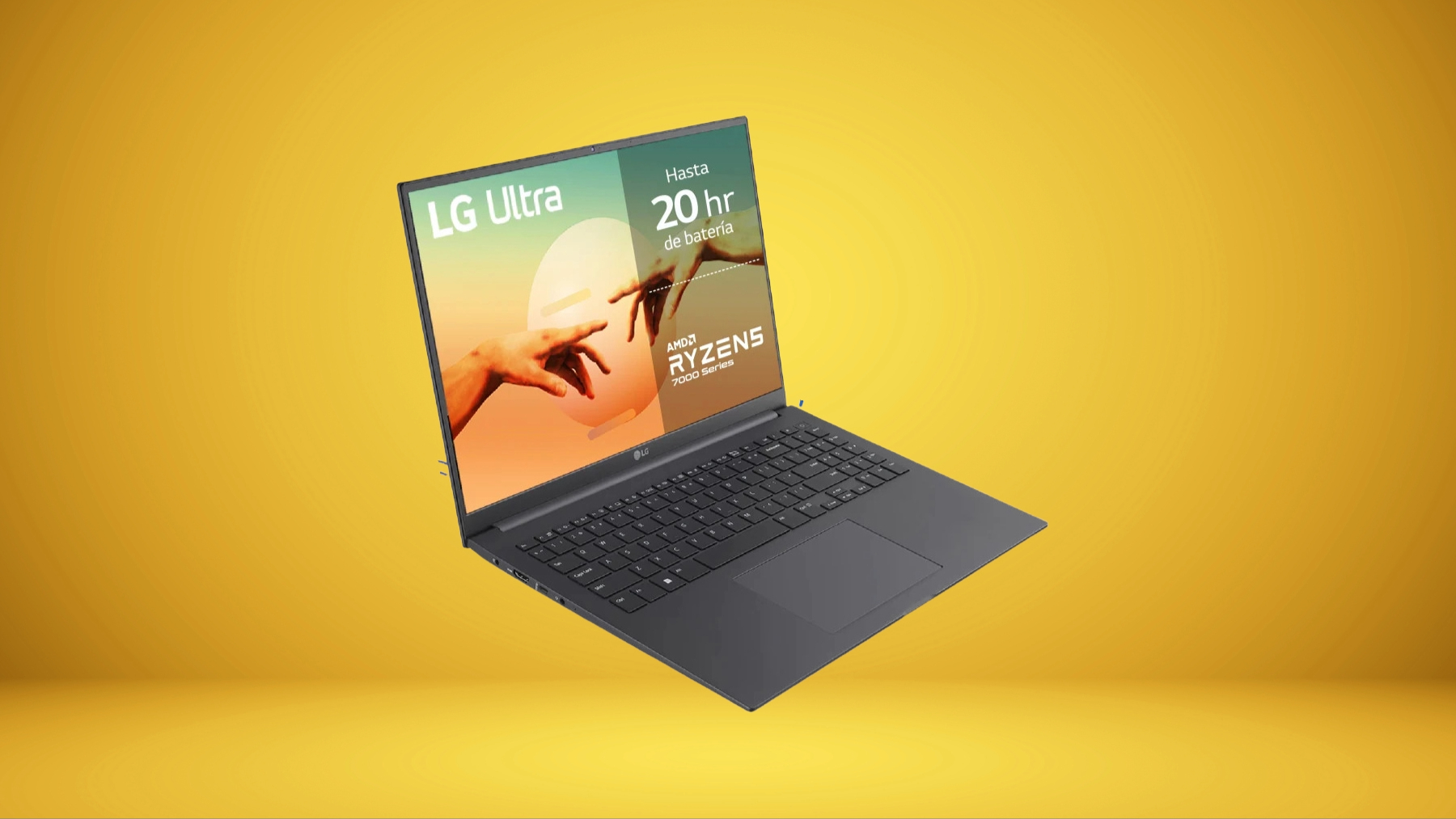 Giant screen and 20 hours of battery this very powerful LG laptop has