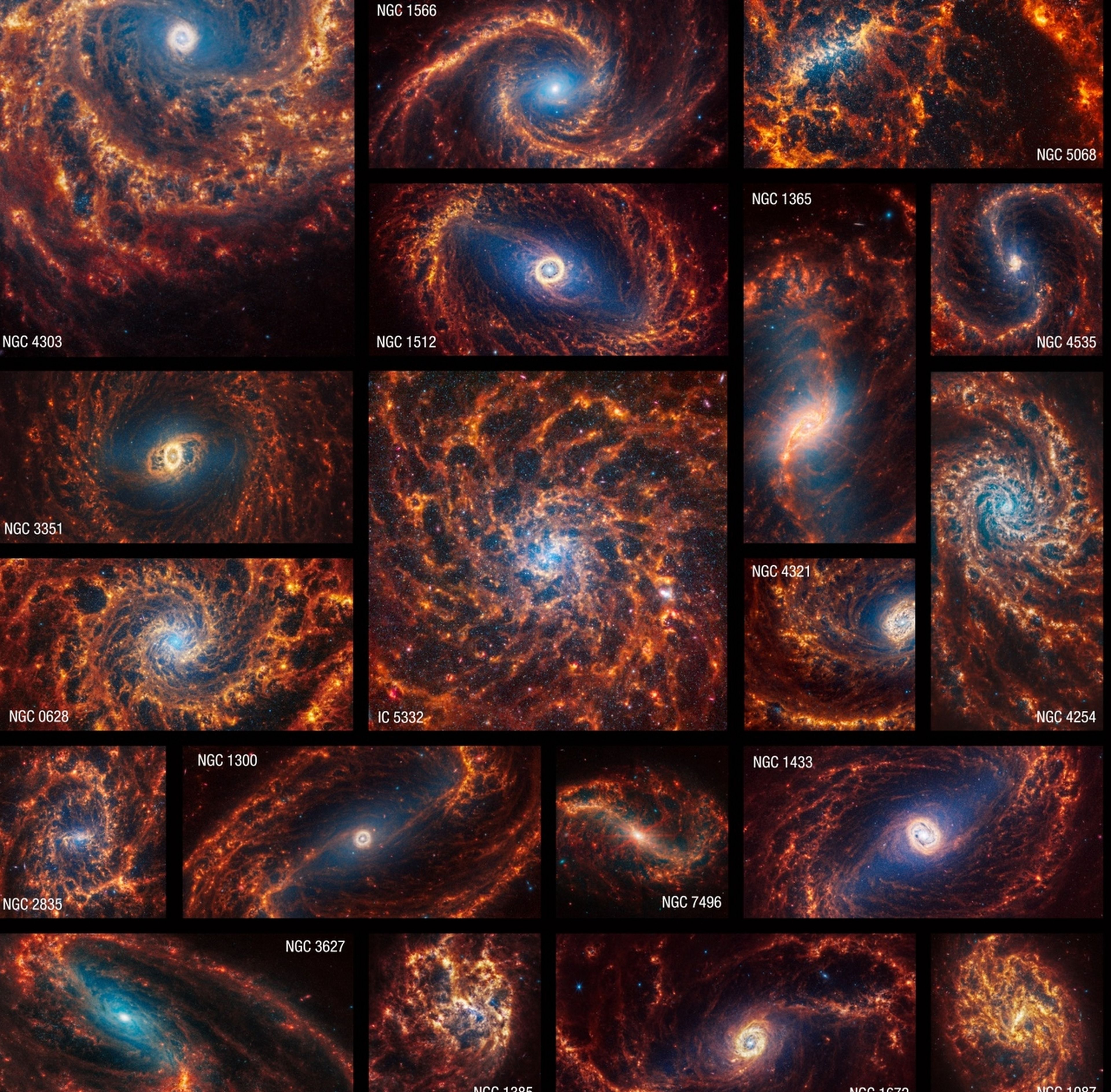 Mosaico de galaxias