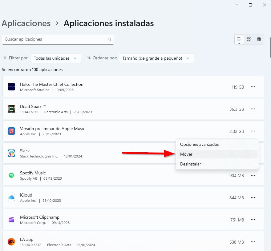 Cómo Mover Programas Y Juegos Instalados A Otro Disco SSD En Windows 11