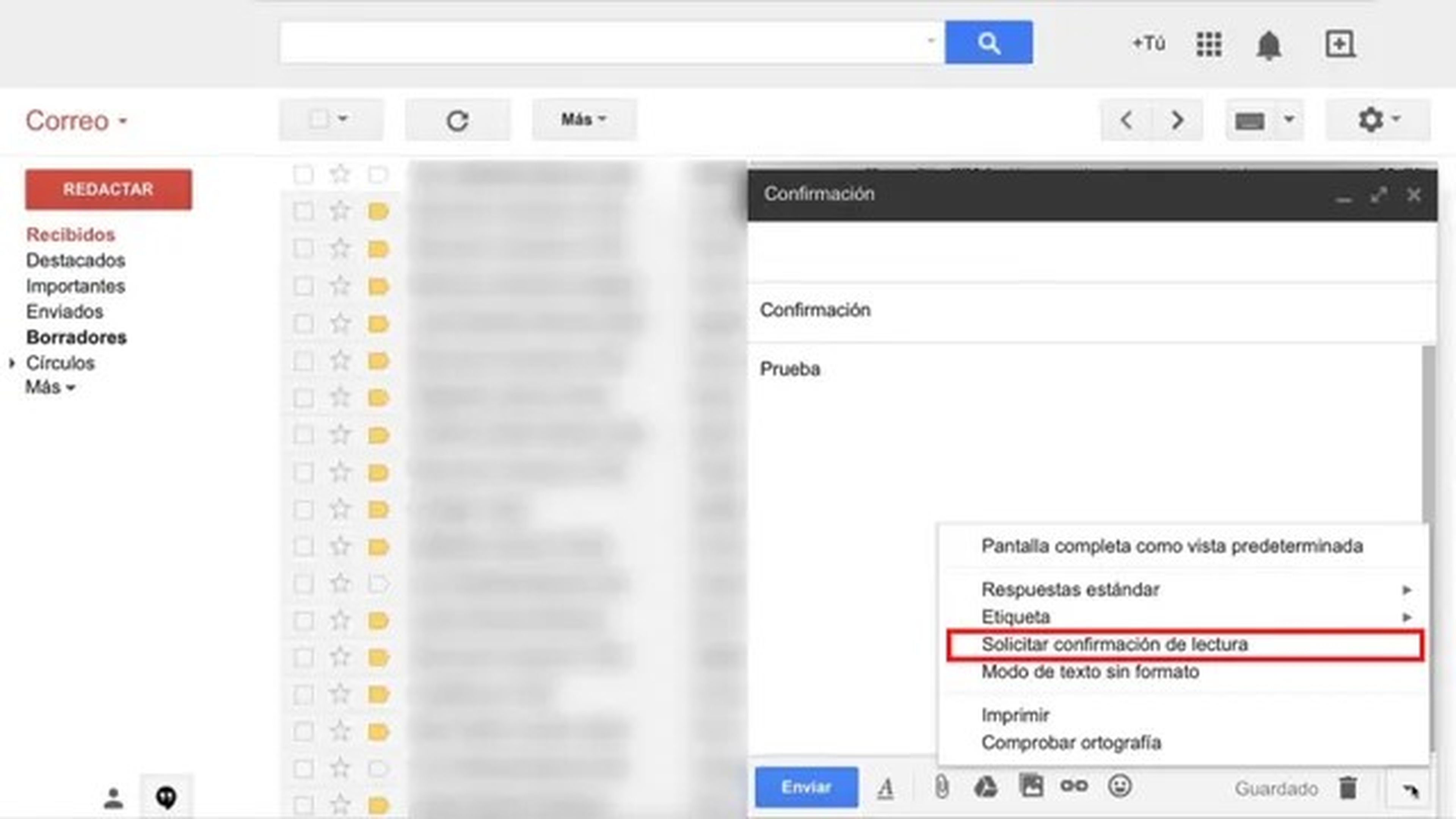 Así puedes saber si una persona ha leído tu correo enviado por Gmail