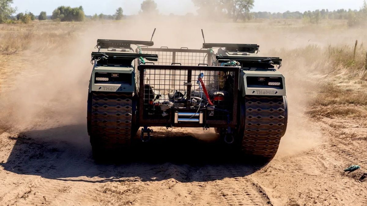 Ground robots enter combat: the new phase of the war between Russia and ...