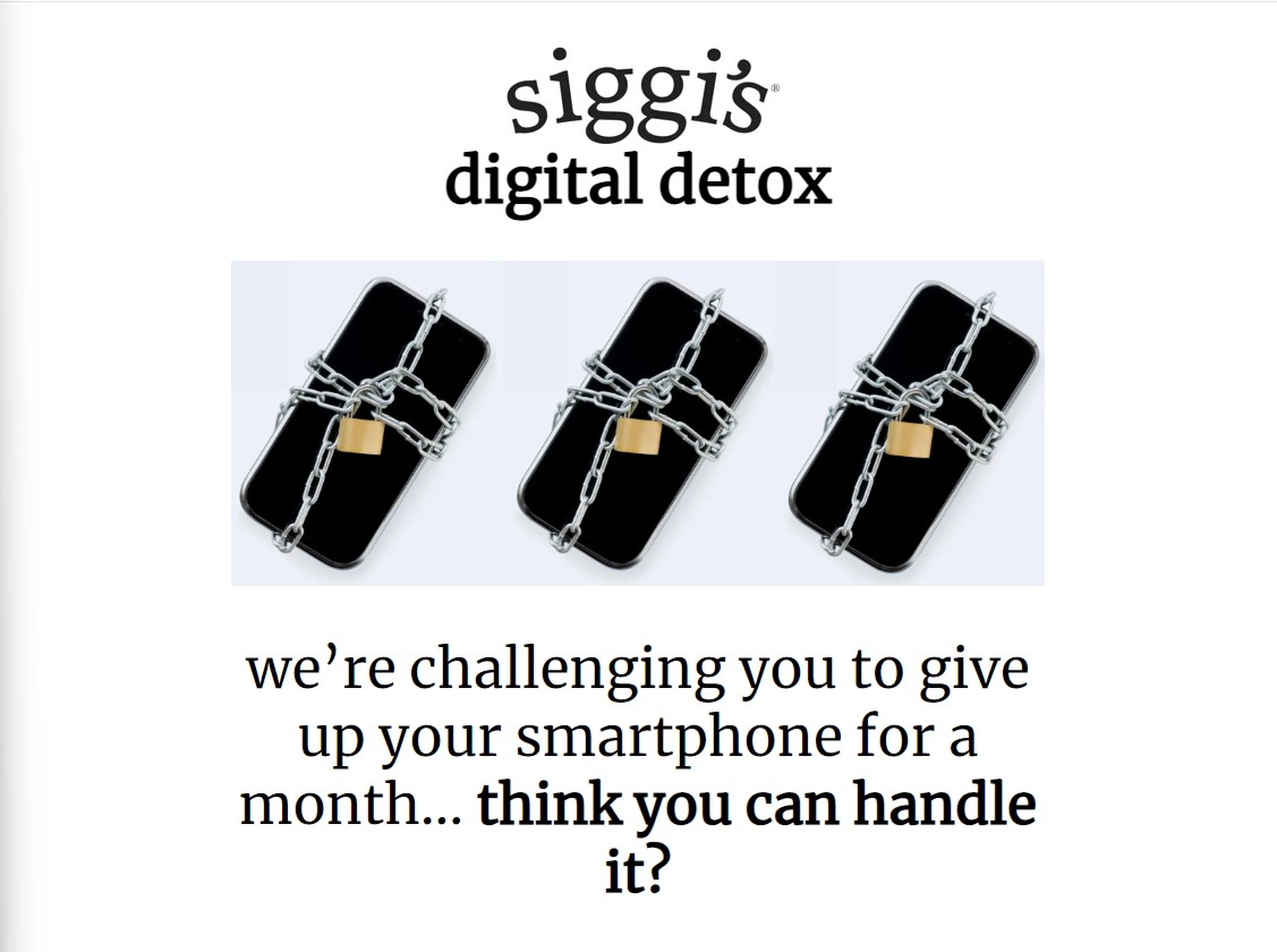 Siggi´s digital detox