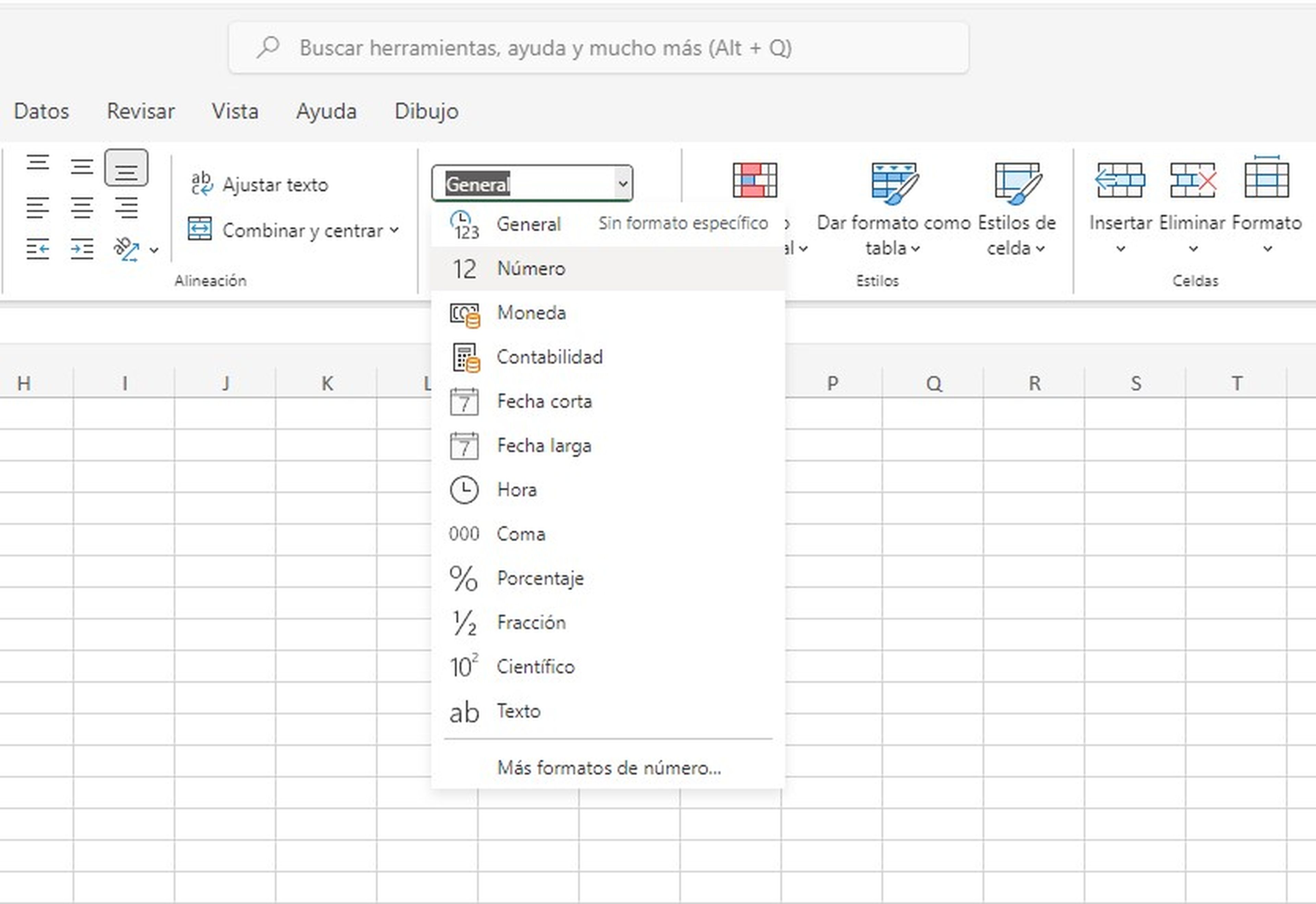 Formato númerico en Excel