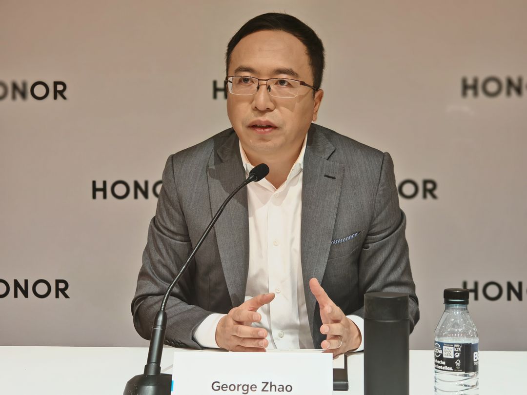 George Zhao, CEO de Honor, participa en el MWC 2024