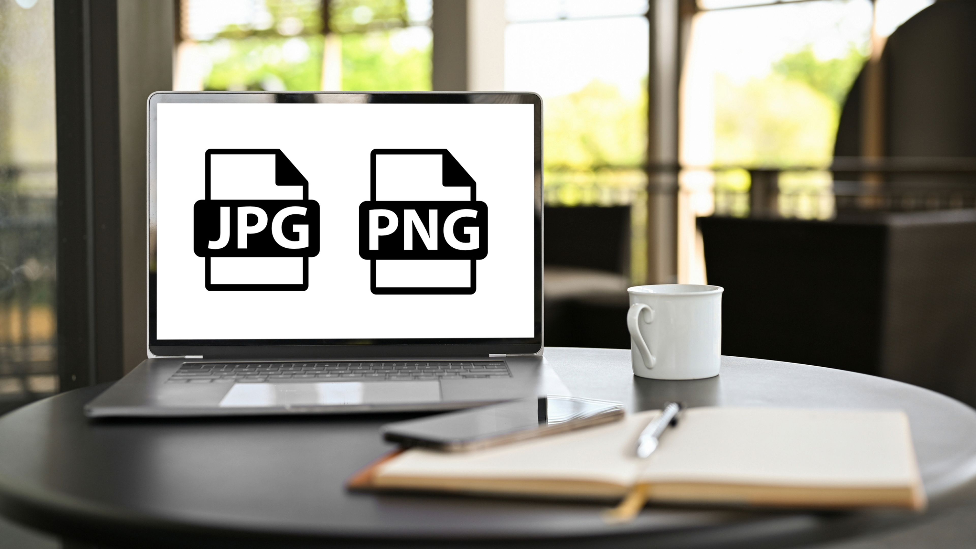 JPG y PNG formatos imagen