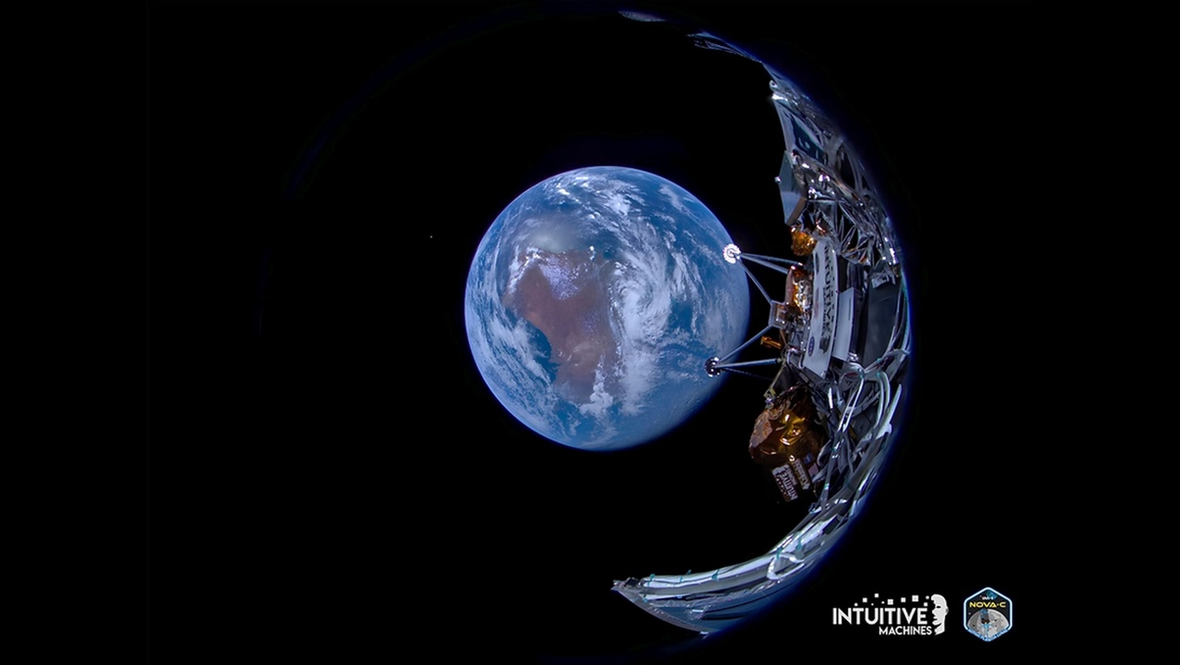 La misión privada que quiere aterrizar en la Luna, envía unas fotos espectaculares de la Tierra