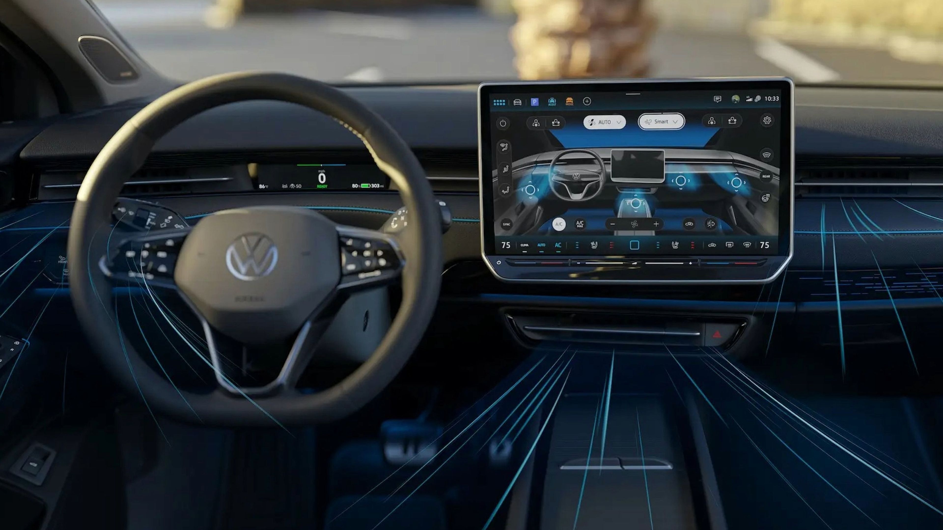 Coche pantallas Volkswagen