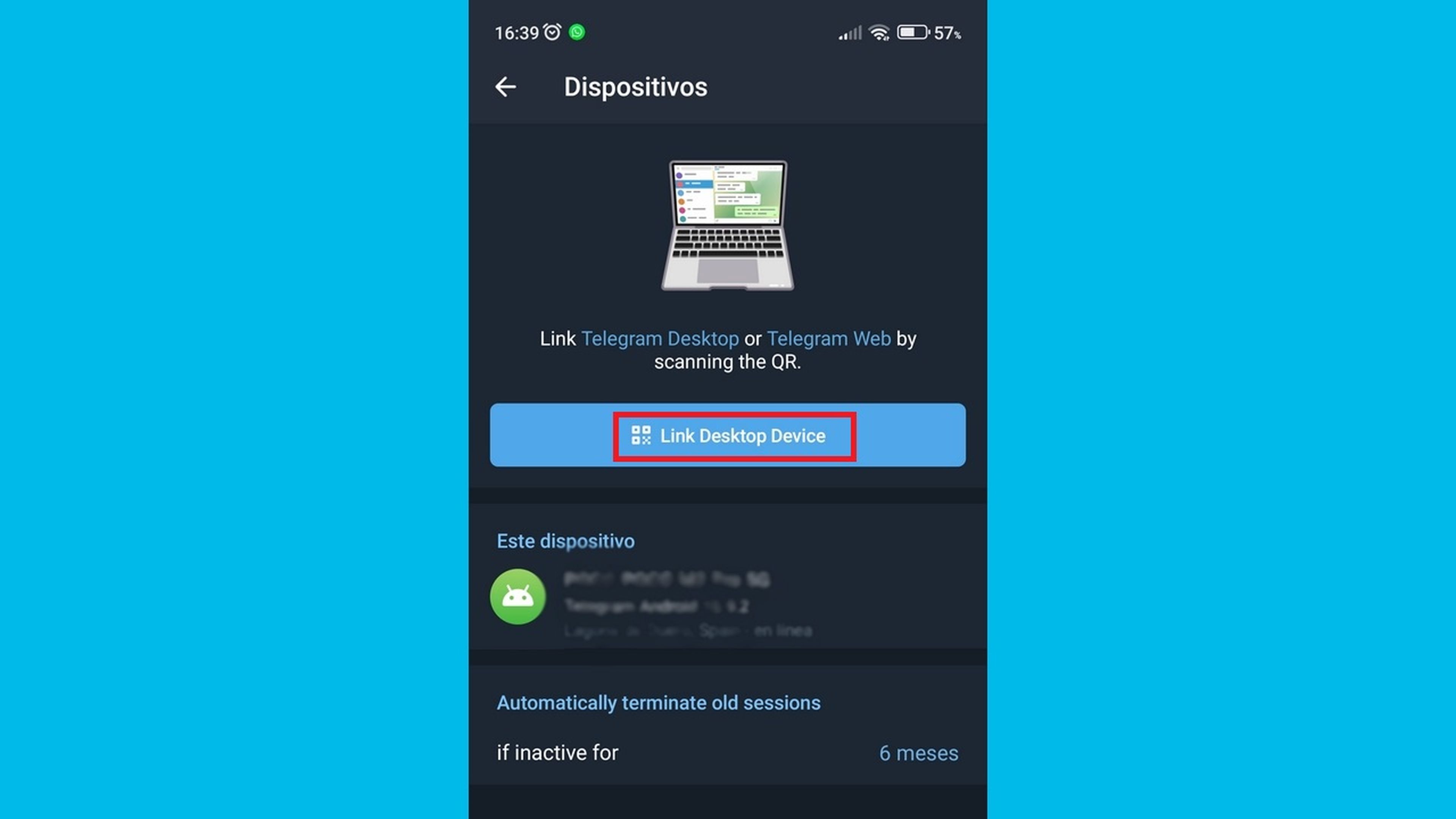 Cómo hacer copia de seguridad chats de Telegram