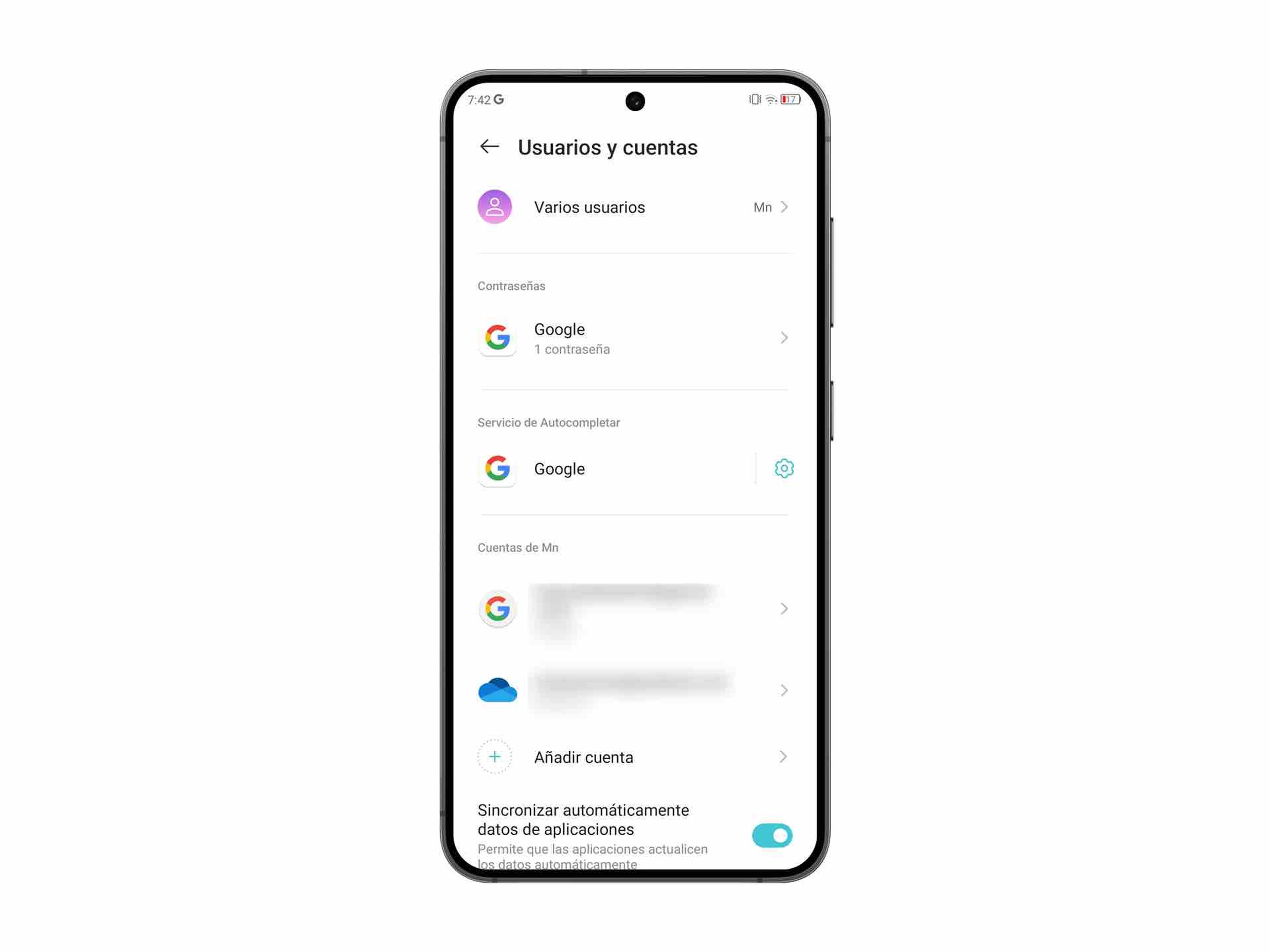 Cómo sincronizar contactos en Gmail desde Android