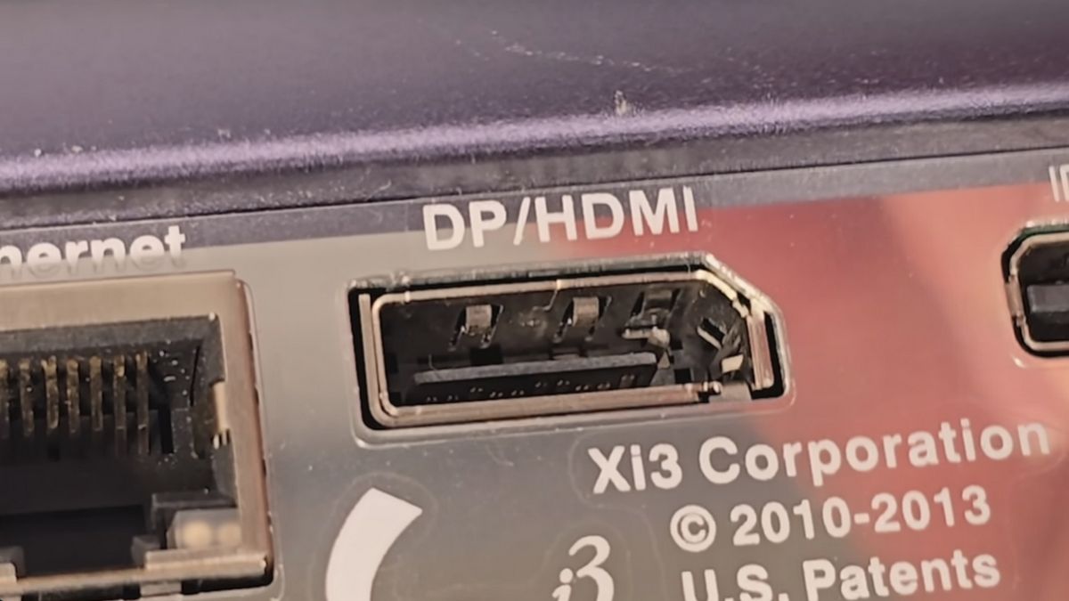 Descubren un Mini PC de 2013 con conector híbrido HDMI y DisplayPort