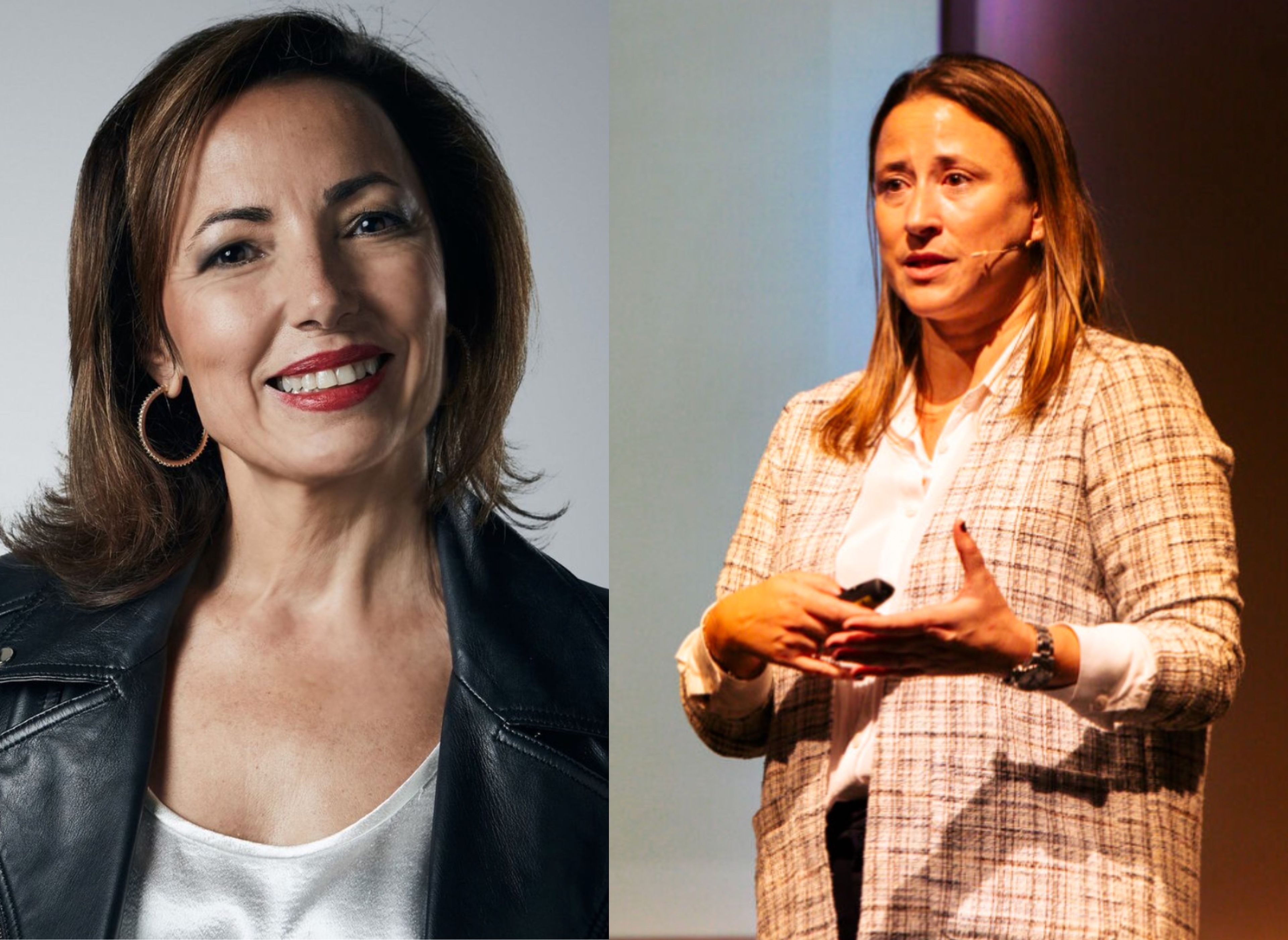 Julia Bernal, directora general de Red Hat para España y Portugal, y Andrea Monleón, directora general de Motorola Mobility en Iberia.