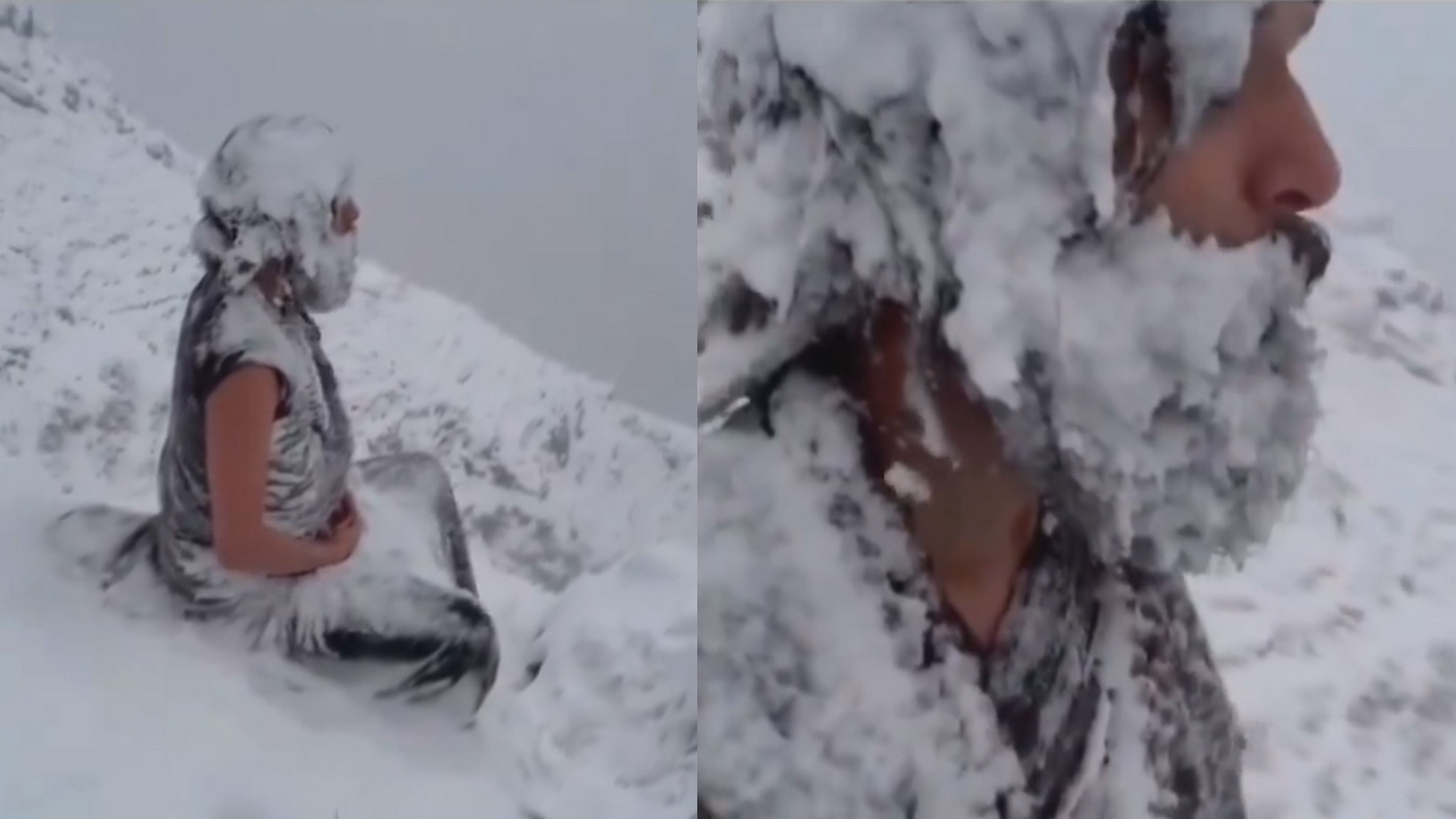 Un vídeo de un yogui congelado mientras medita en el Himalaya, ¿realidad o inteligencia artificial?