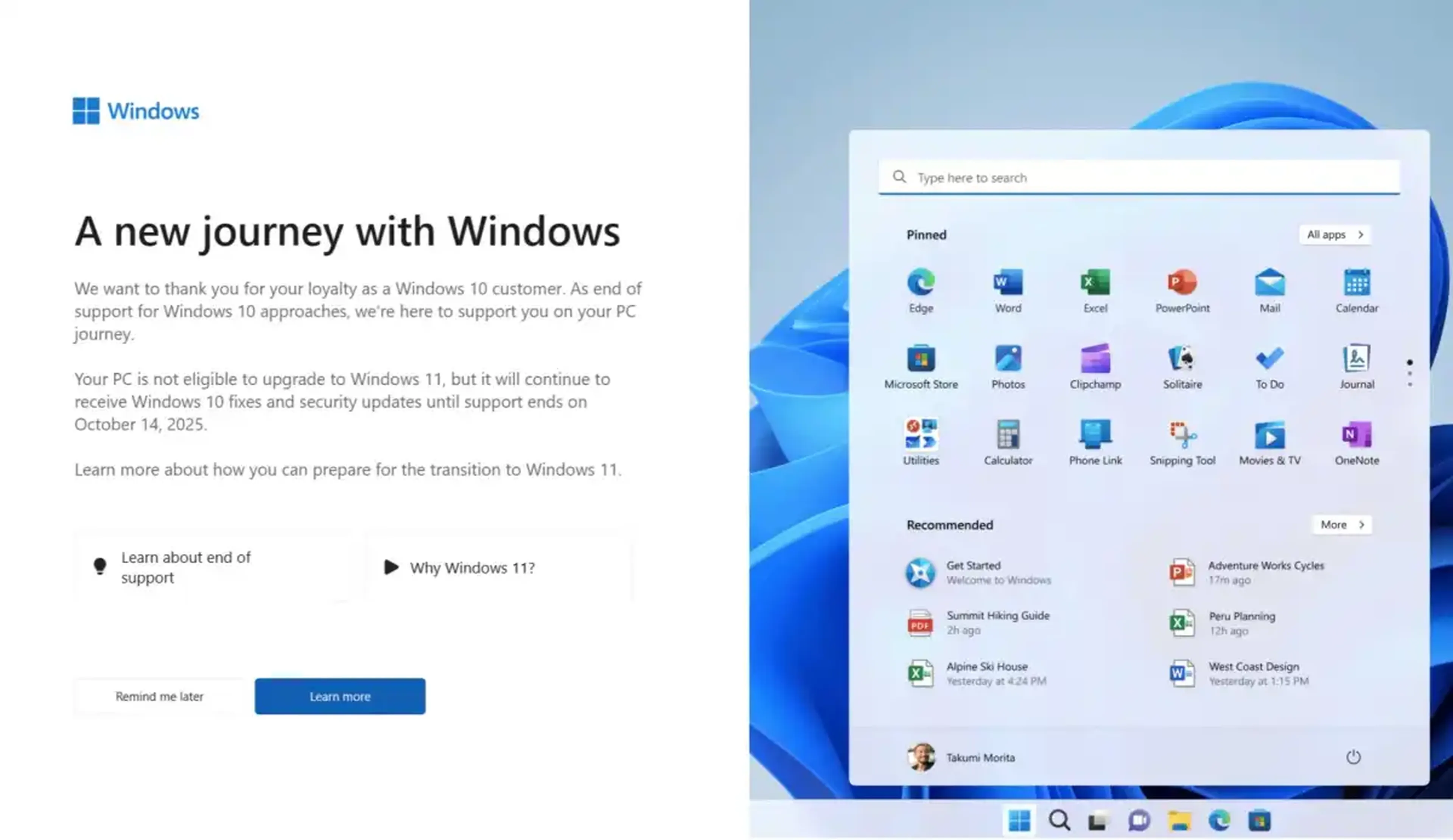 Aviso de Microsoft a usuarios de Windows 10