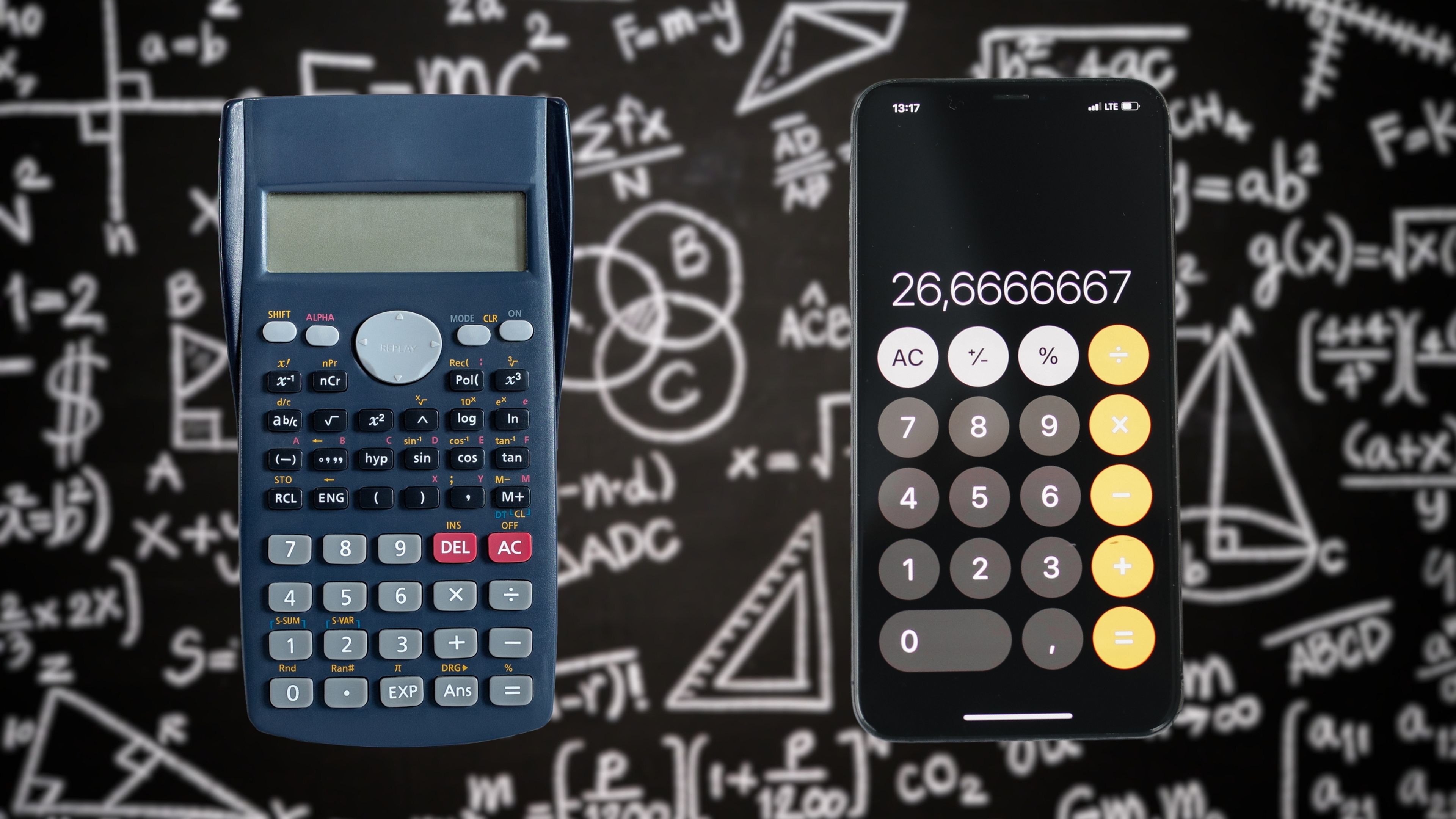 Calculadora científica vs. calculadora del móvil: ¿por qué dan resultados diferentes para la misma operación?
