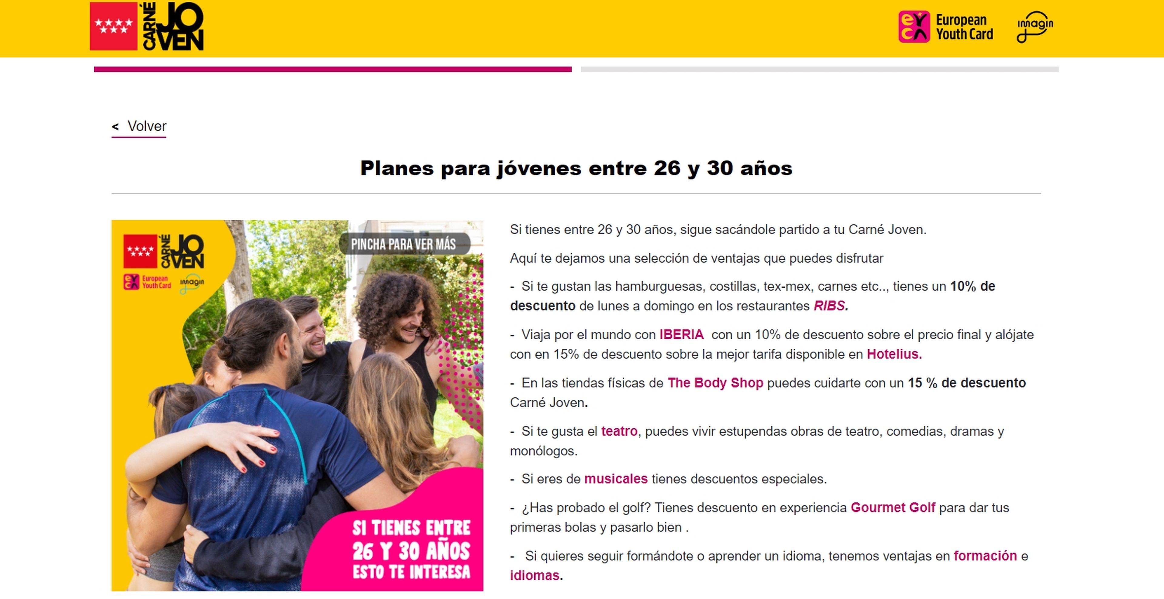 Carnet Joven Comunidad de Madrid