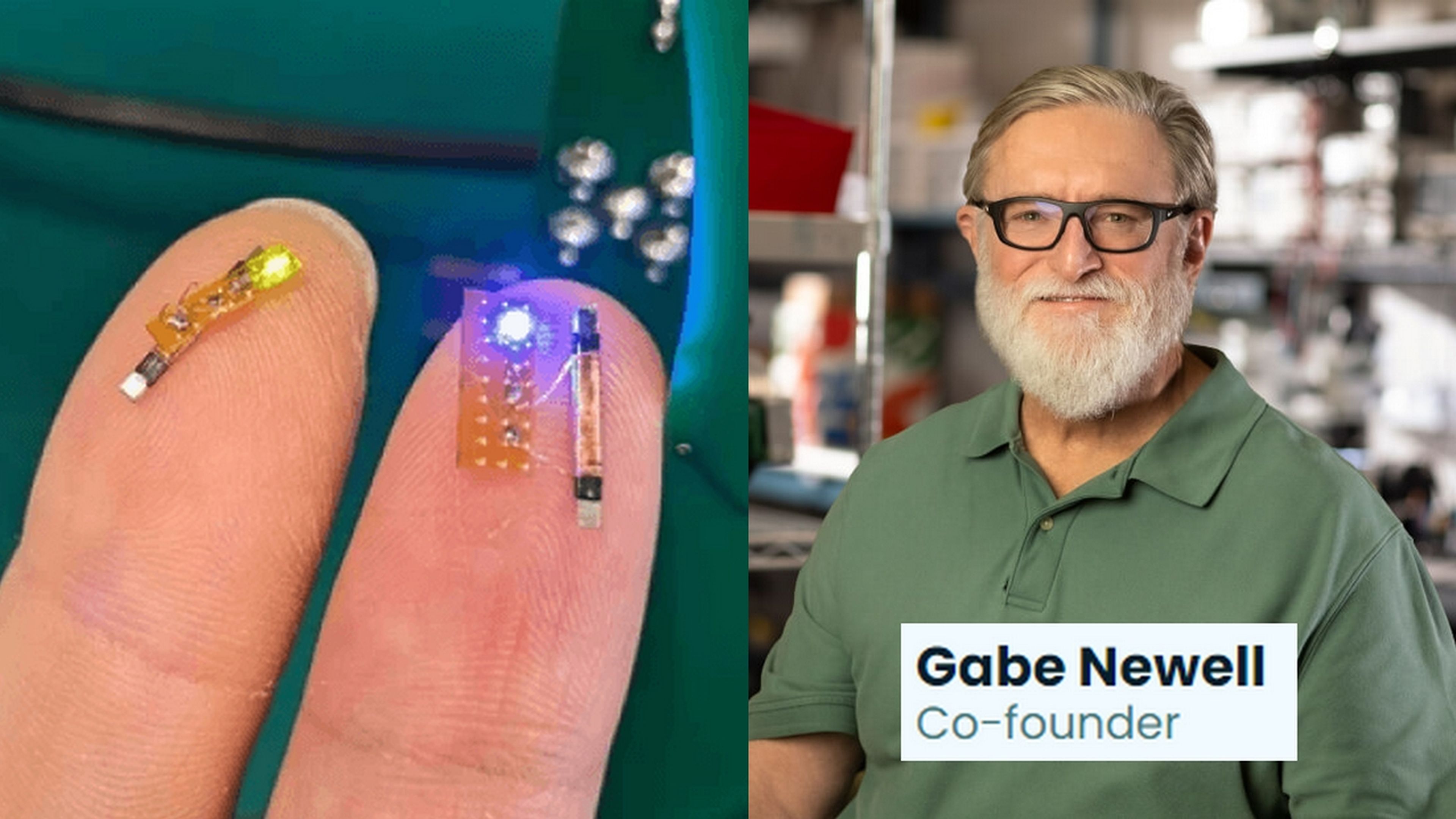 El fundador de Steam presenta su chip neural del tamaño de una uña, para competir con Neuralink de Elon Musk