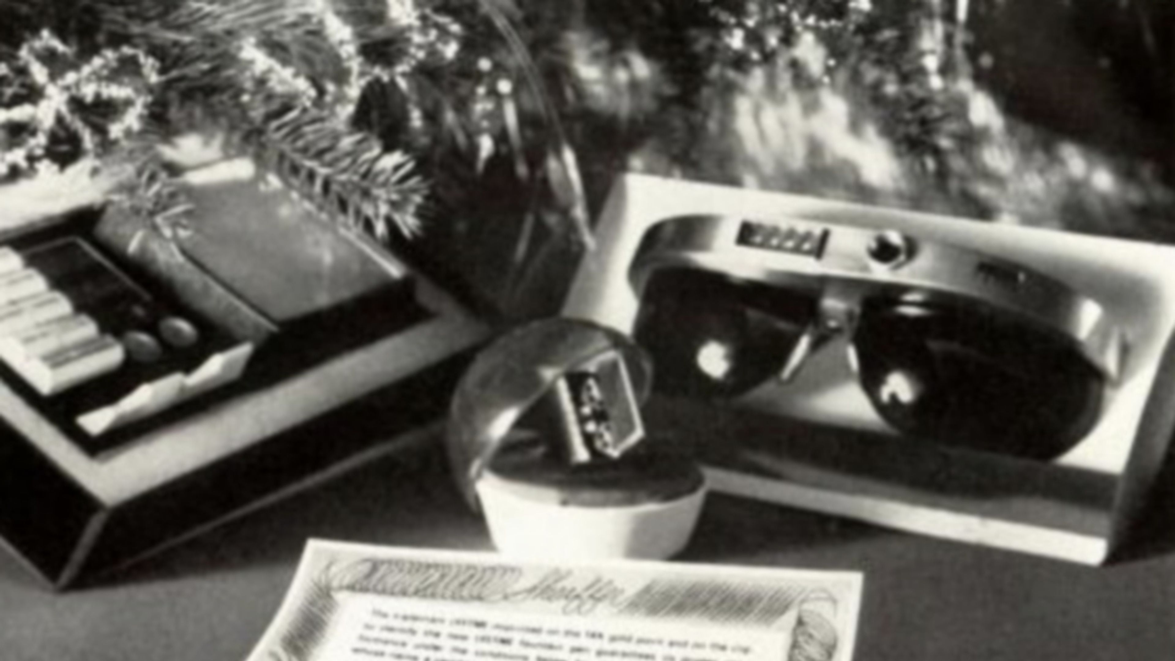 Esta marca de plumas adivinó las gafas, anillos y relojes inteligentes en 1963