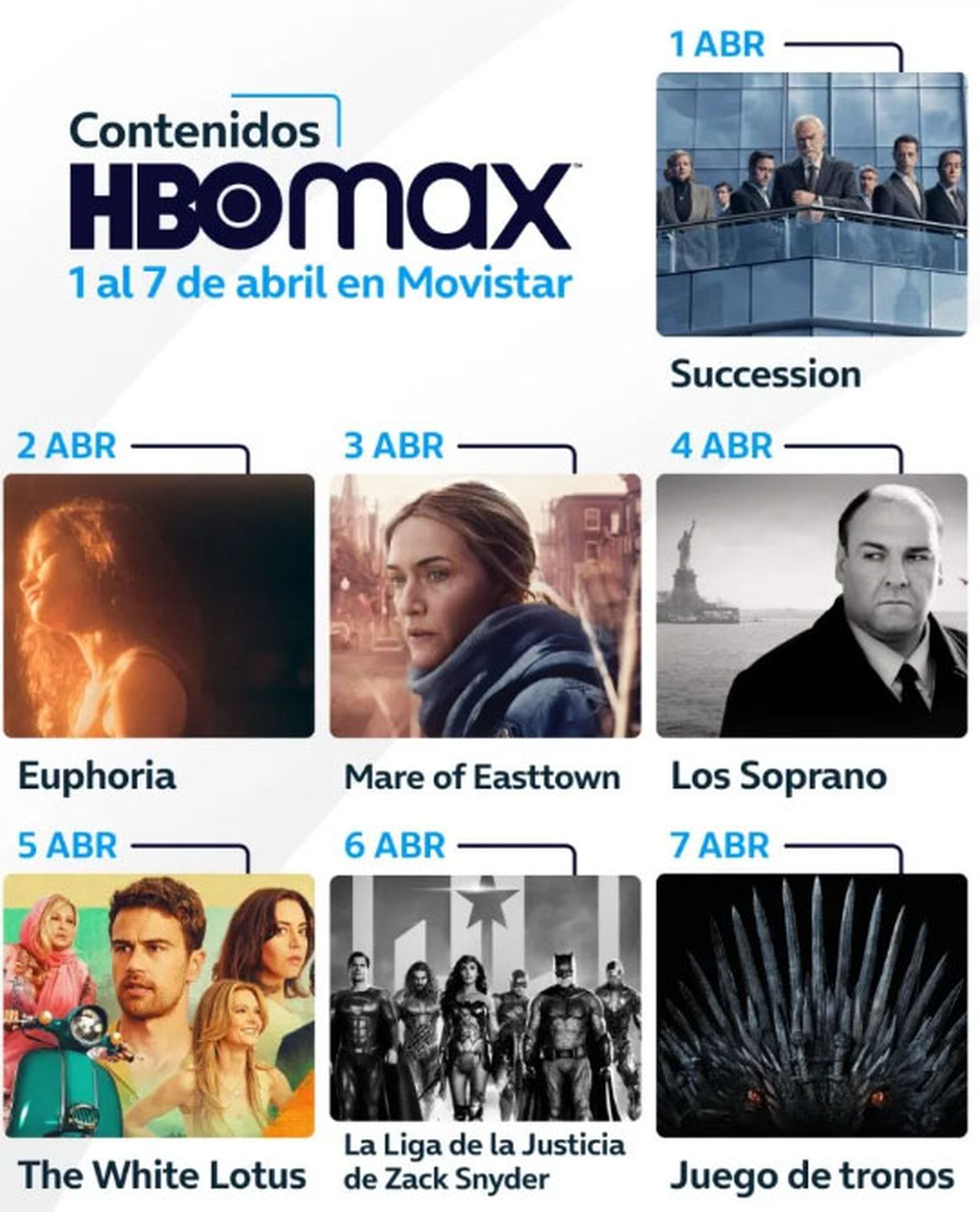 Movistar Plus+ contenido HBO Max