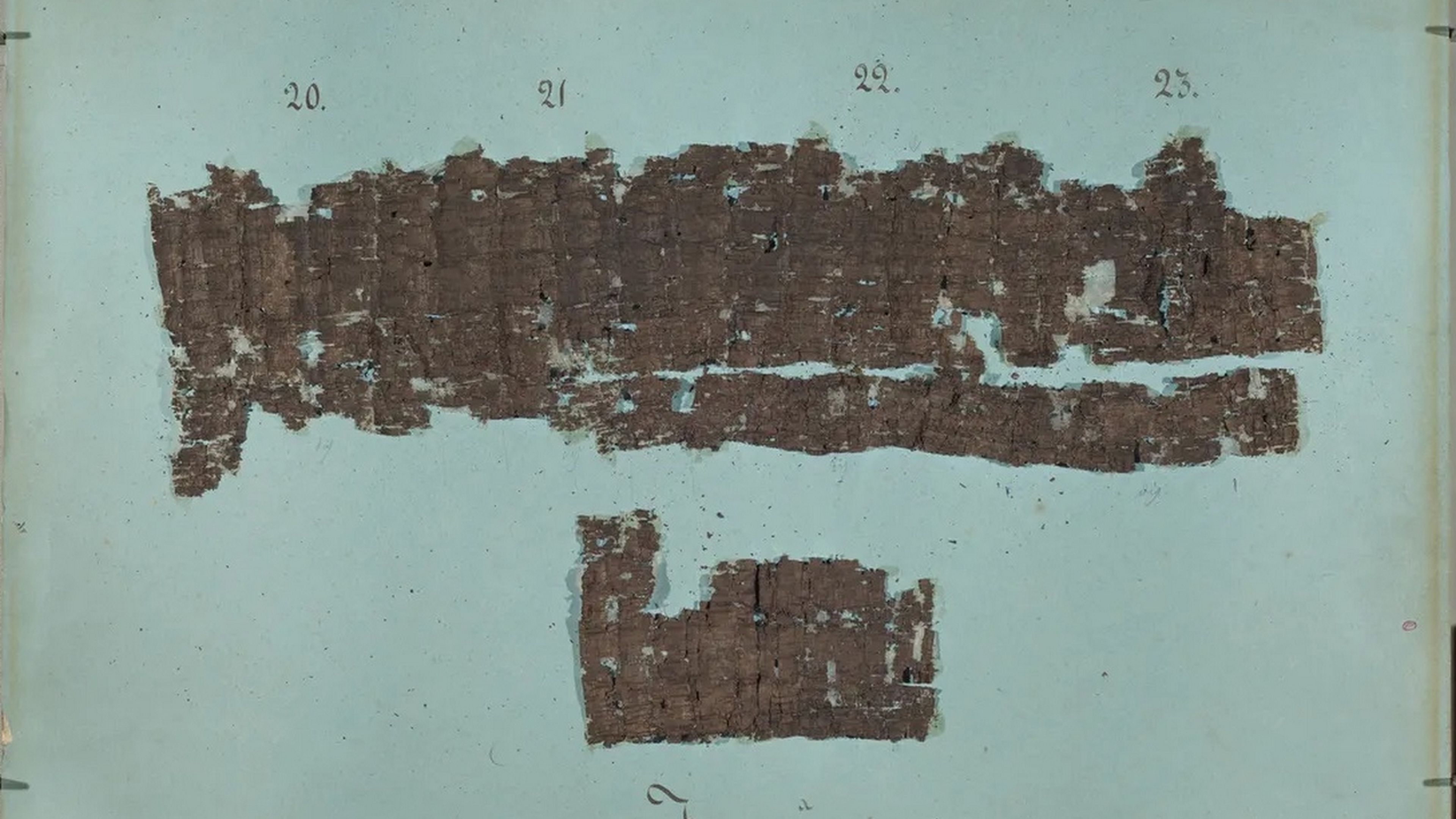 Un papiro calcinado de Pompeya desvela la localización exacta de la tumba de Platón