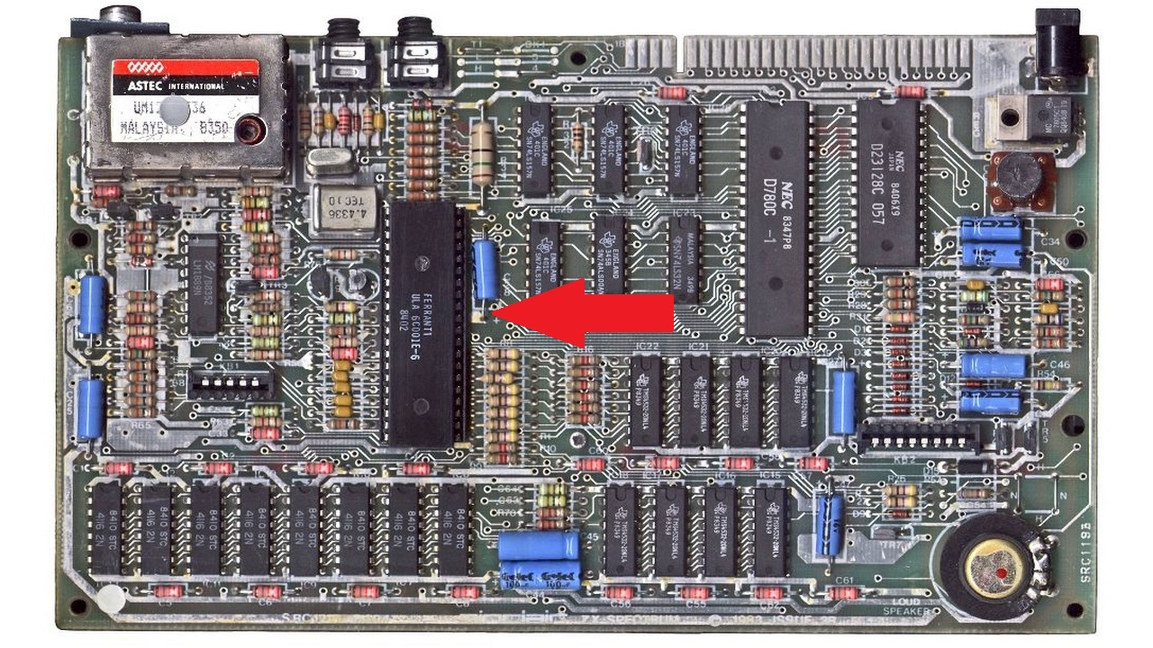 Placa del ZX Spectrum