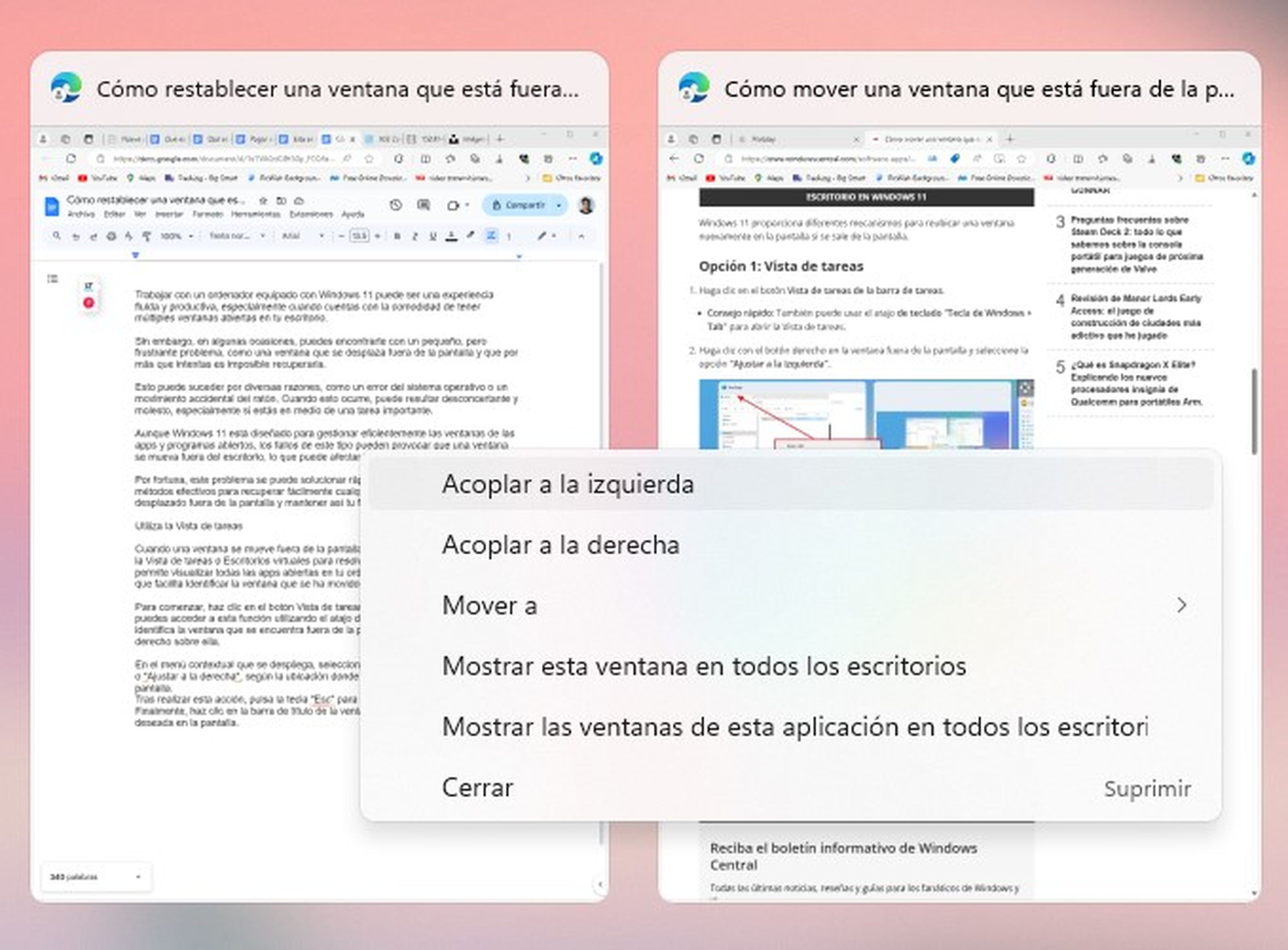 Utiliza la Vista de tareas