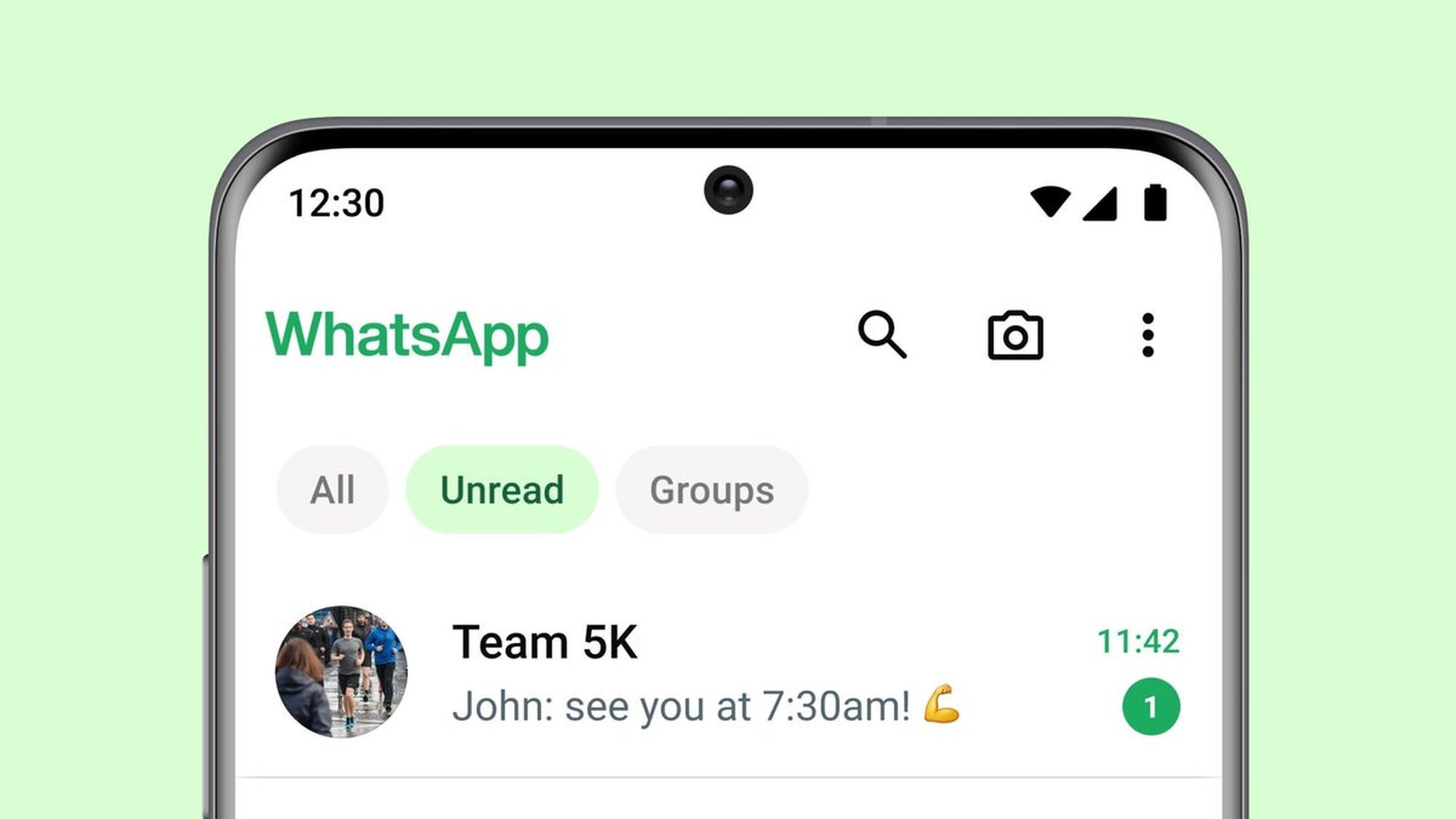 WhatsApp permitirá filtrar los chats individuales y grupales para organizar los mensajes no leídos