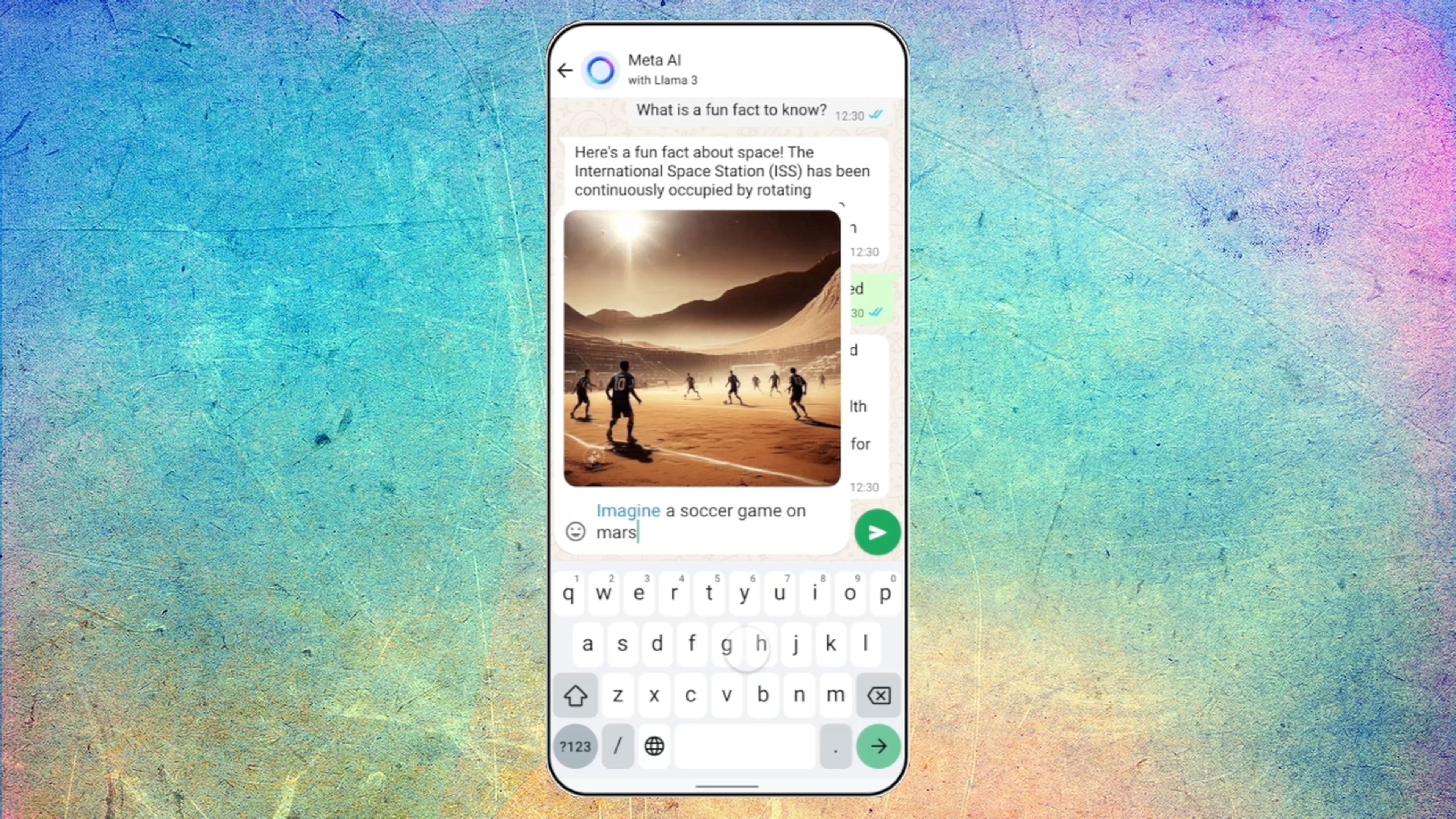 WhatsApp ya permite generar imágenes y GIFs con IA